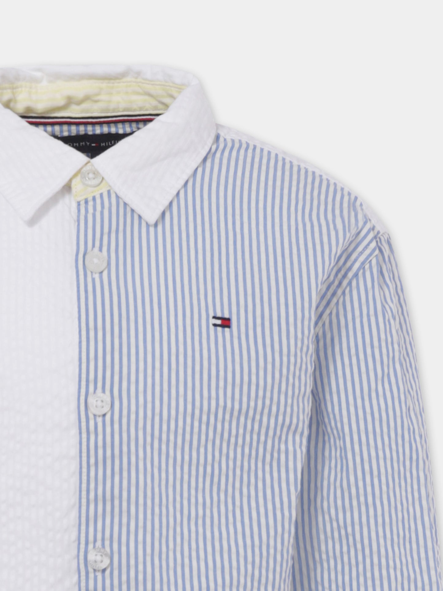 Chemise multicolore pour garçon avec drapeu