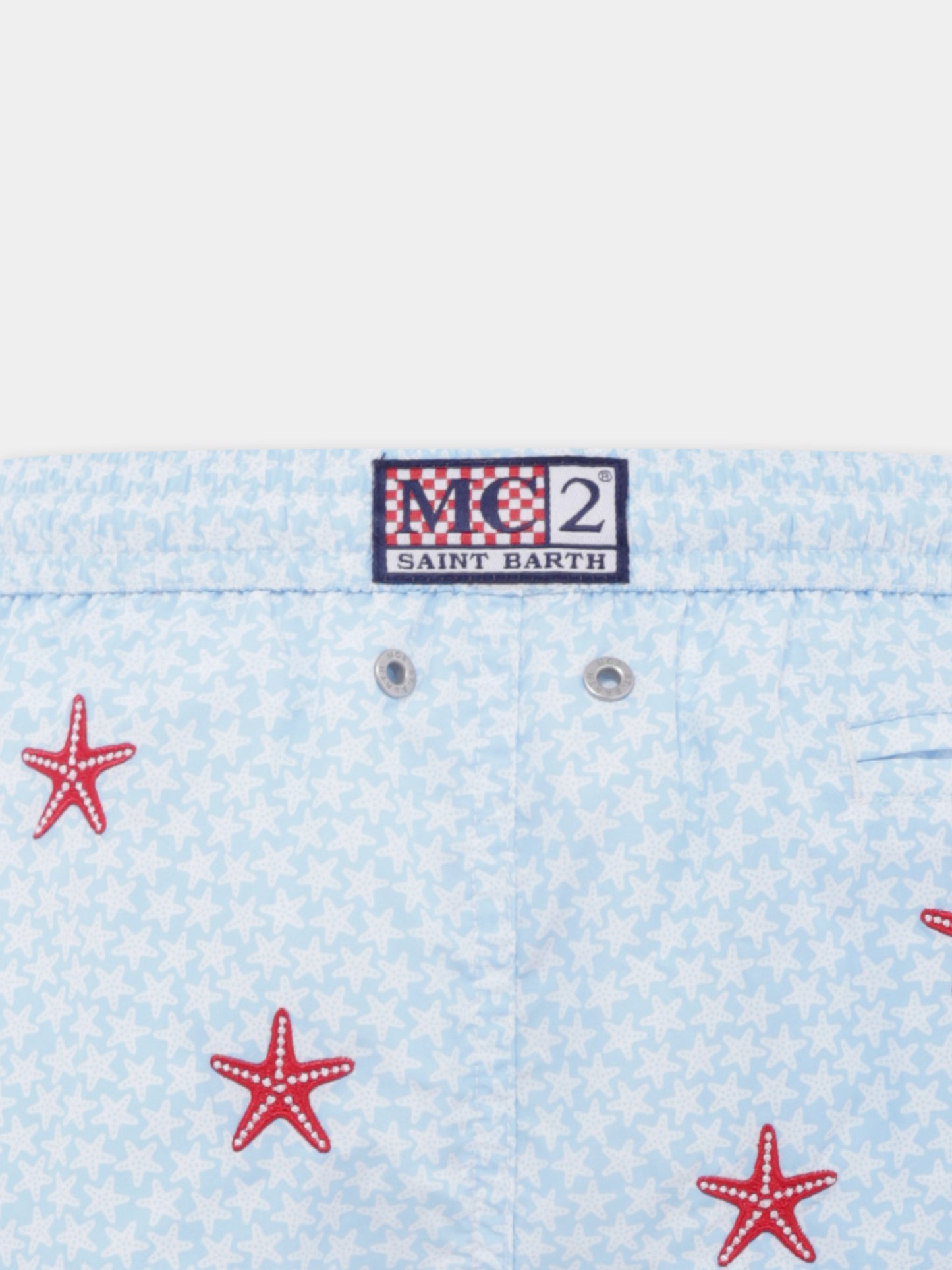 Boxer mare celeste per bambino con stella marina,Mc2 Saint Barth,JEA0014 04712H