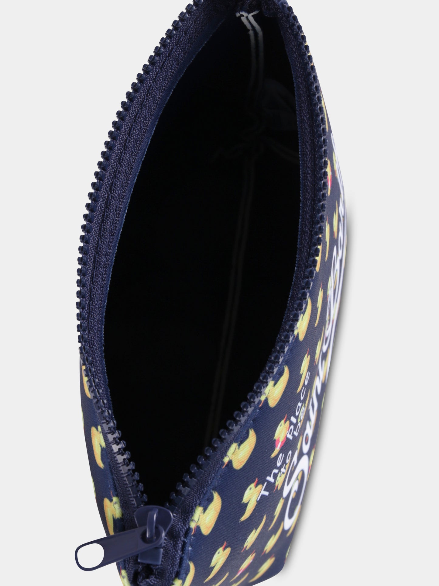 Pochette bleue pour garçon avec canard