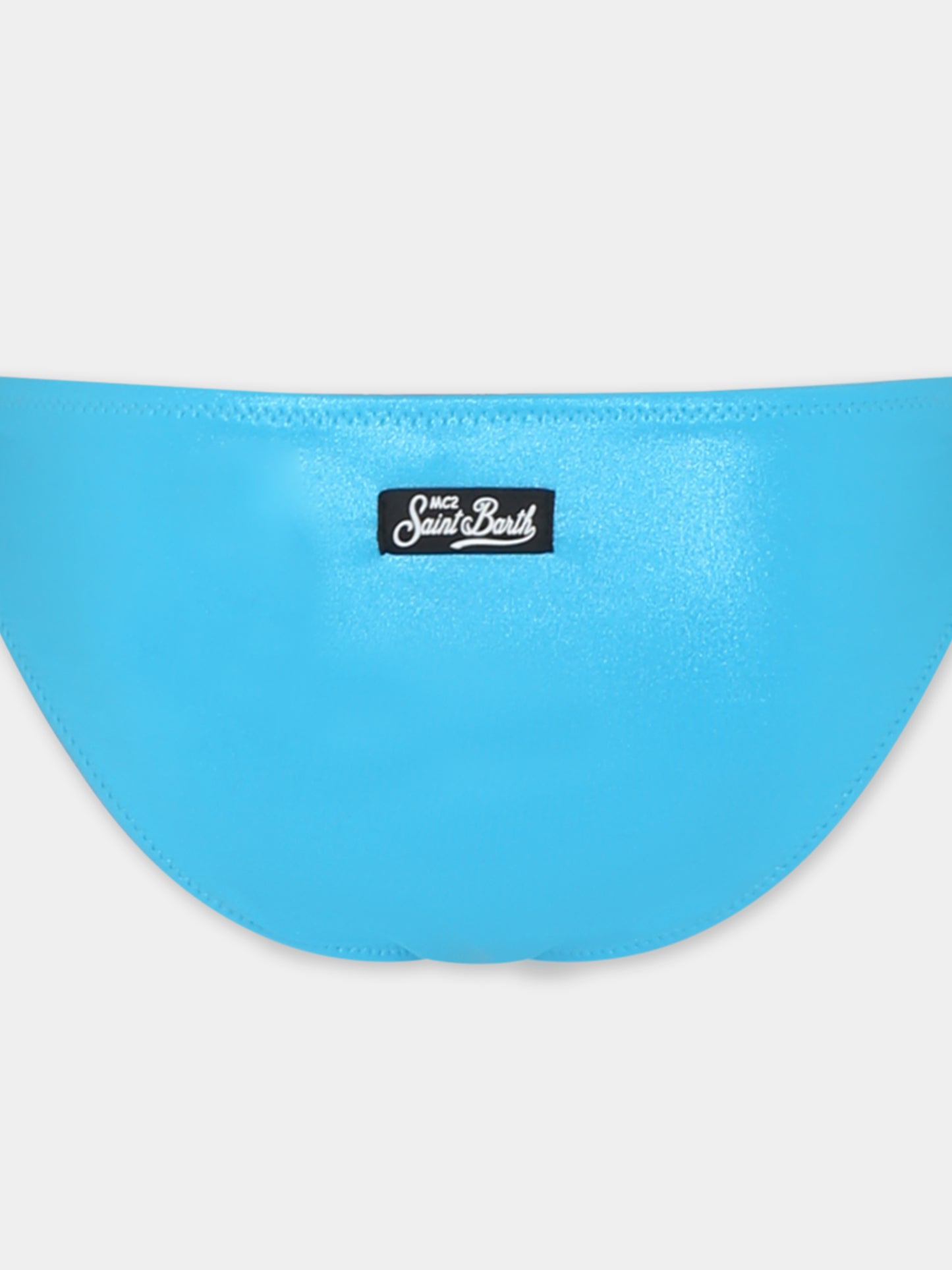 Bikini bleu clair pour fille avec logo