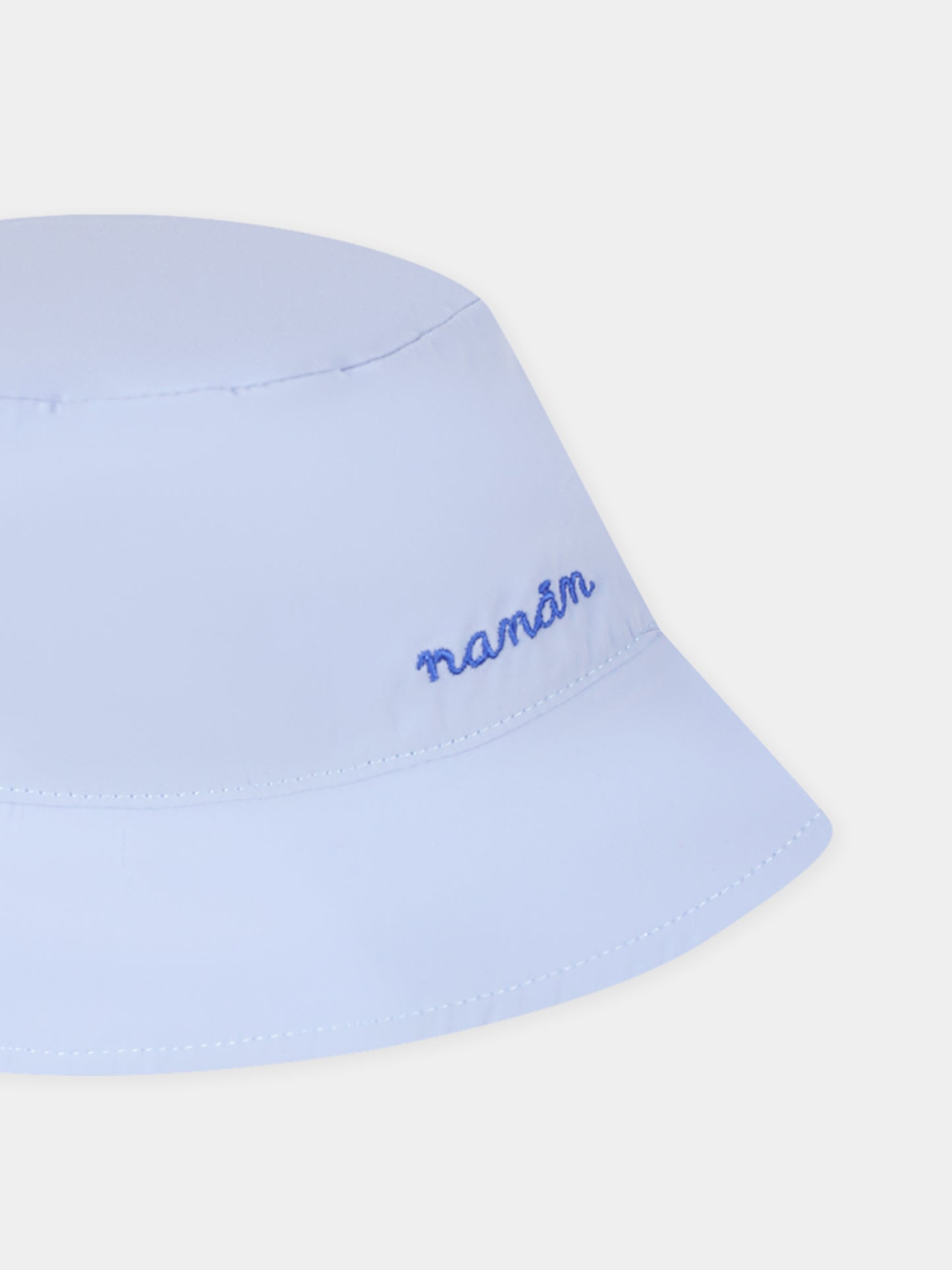 Cloche bleu clair pour bébé garçon avec logo