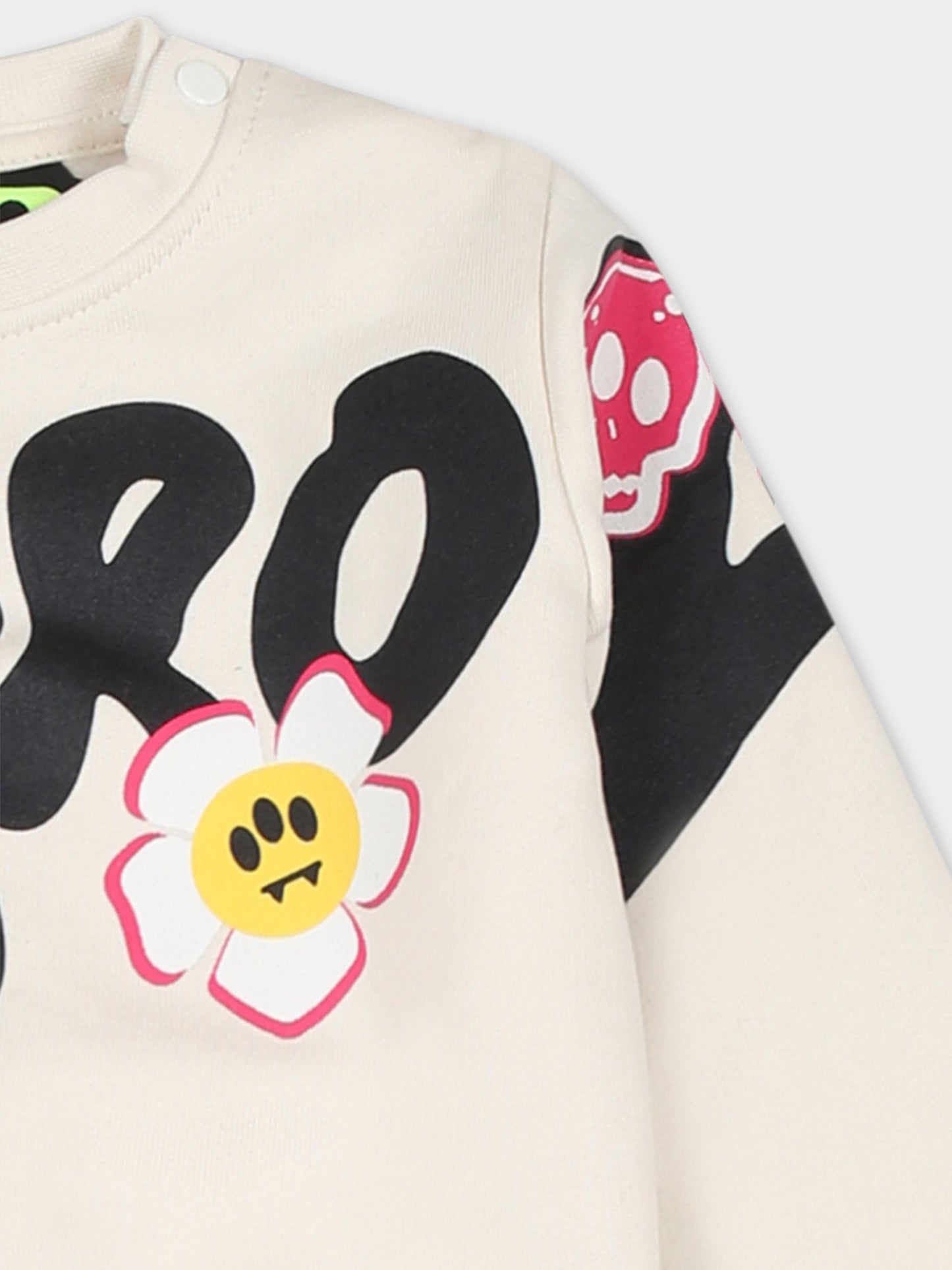 Ensemble ivoire pour bébé fille avec logo