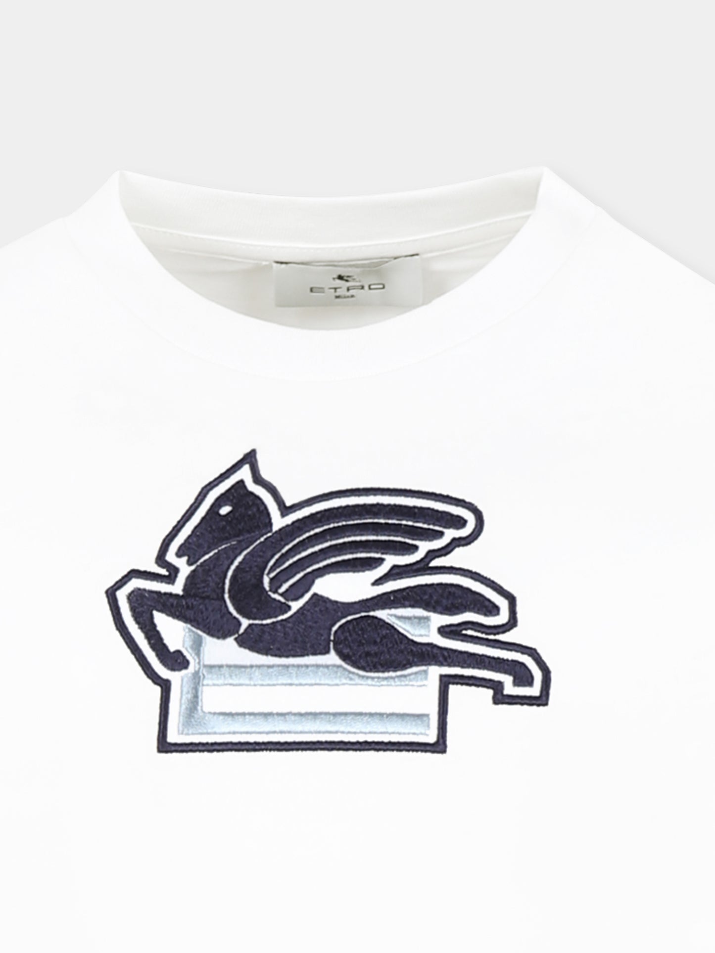 T-shirt ivoire pour garçon avec Pégase