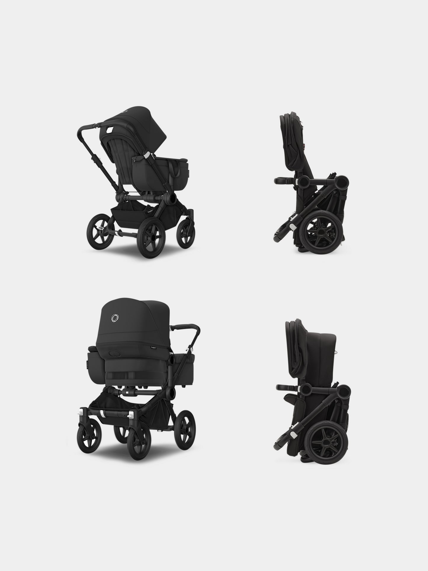 Poussette Donkey 5 Mono complète Black/Midnight pour bébé enfants