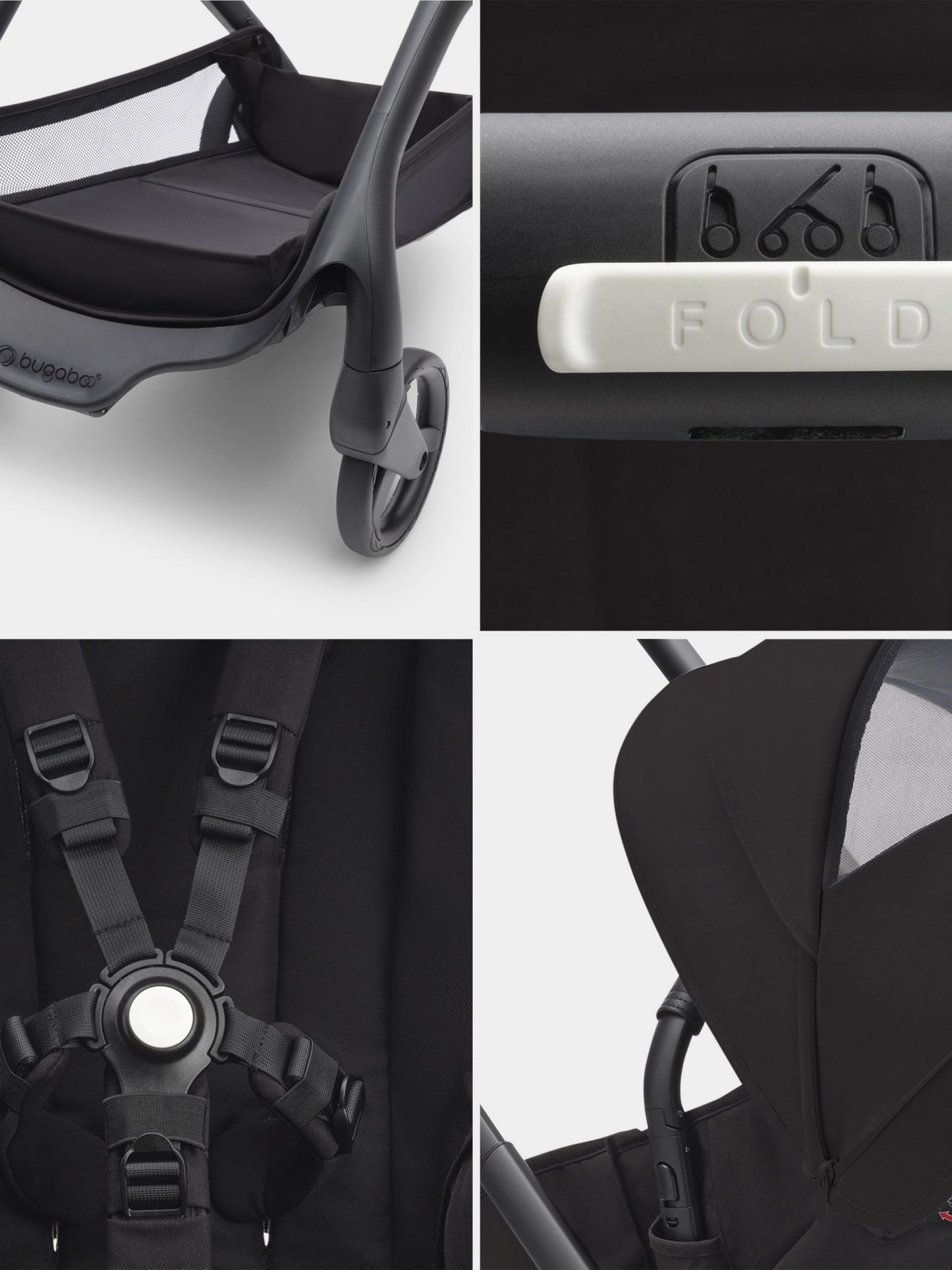 Poussette Dragonfly complète Graphite/Midnight black pour bébé enfants