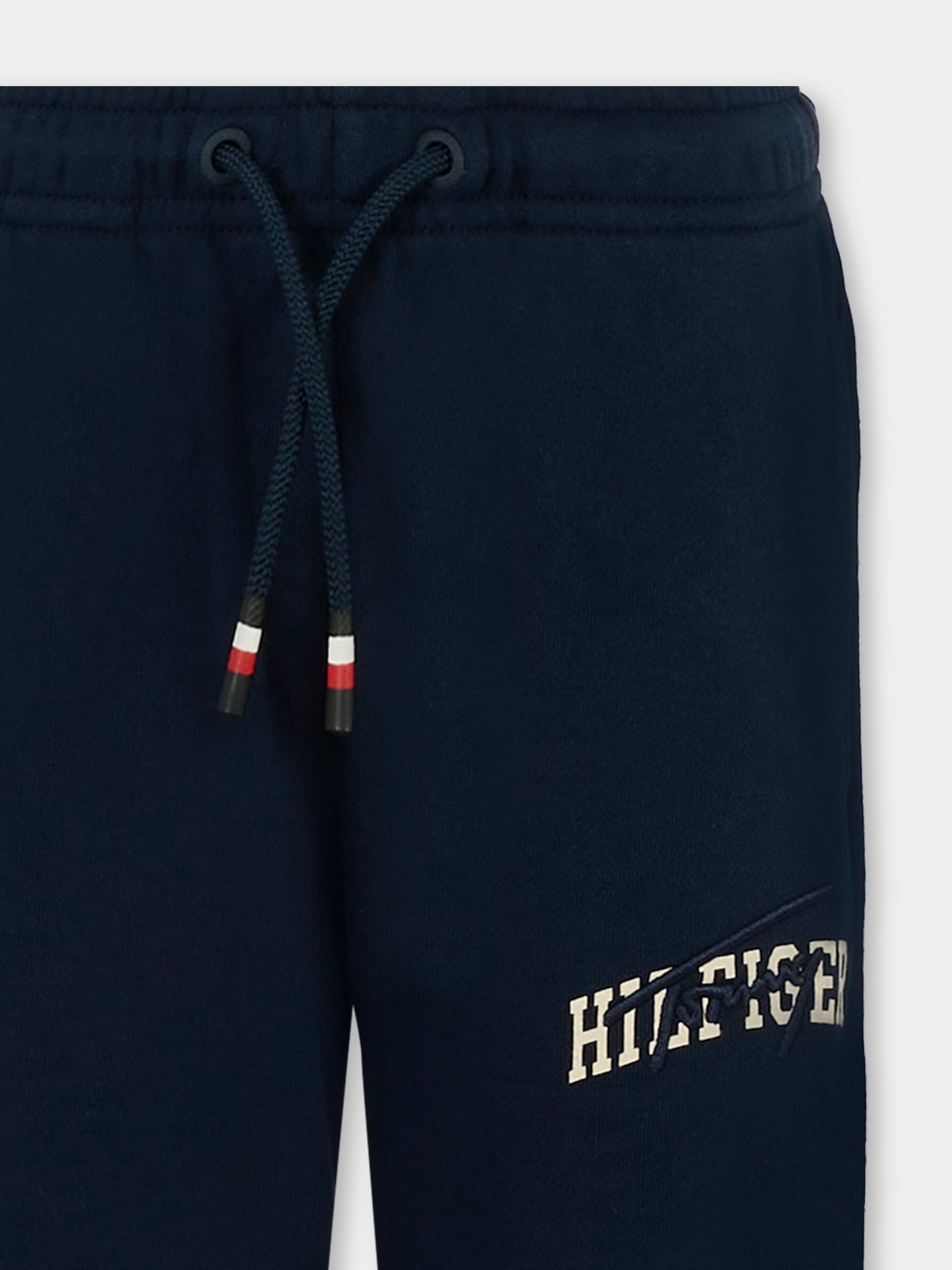 Pantaloni blu per bambino con logo,Tommy Hilfiger Junior,25CTHKB0KB09695 C1G