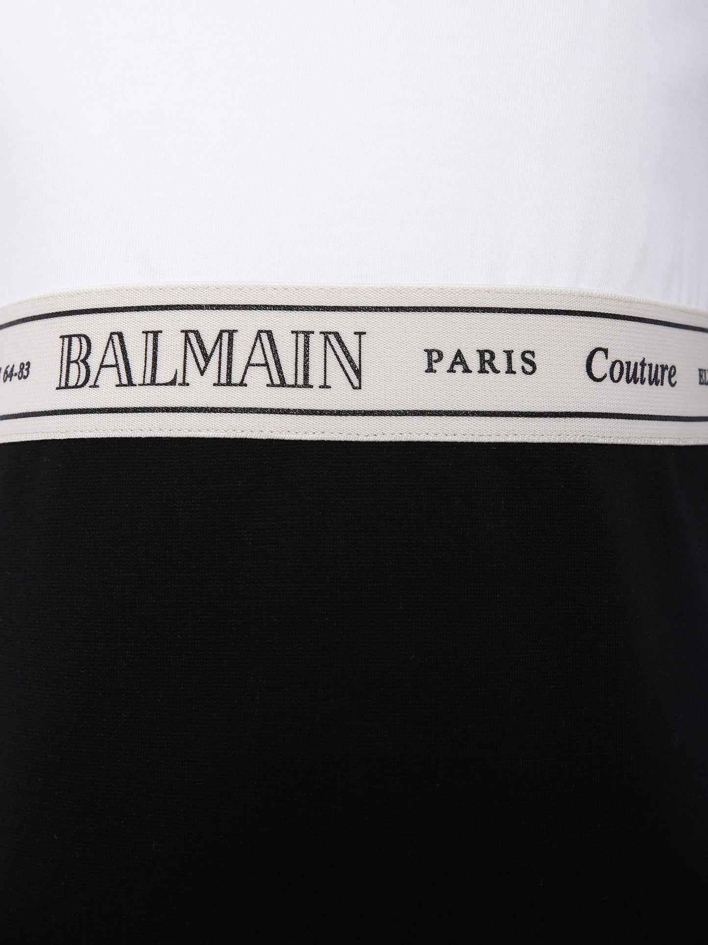 Vestito nero per bambina con logo,Balmain Kids,BX1B91-J0371 930BC