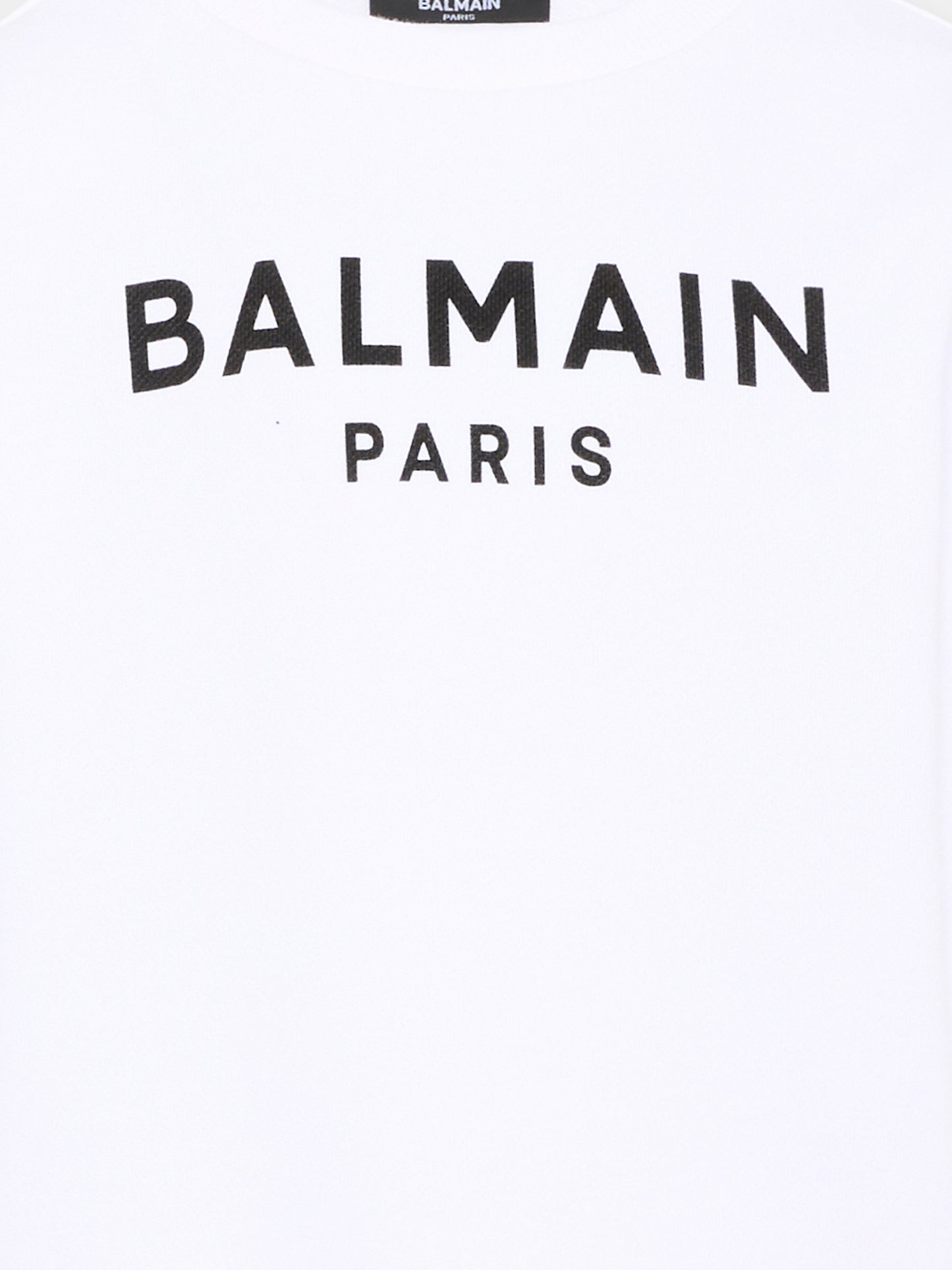 Sweat-shirt blanc pour enfants avec logo