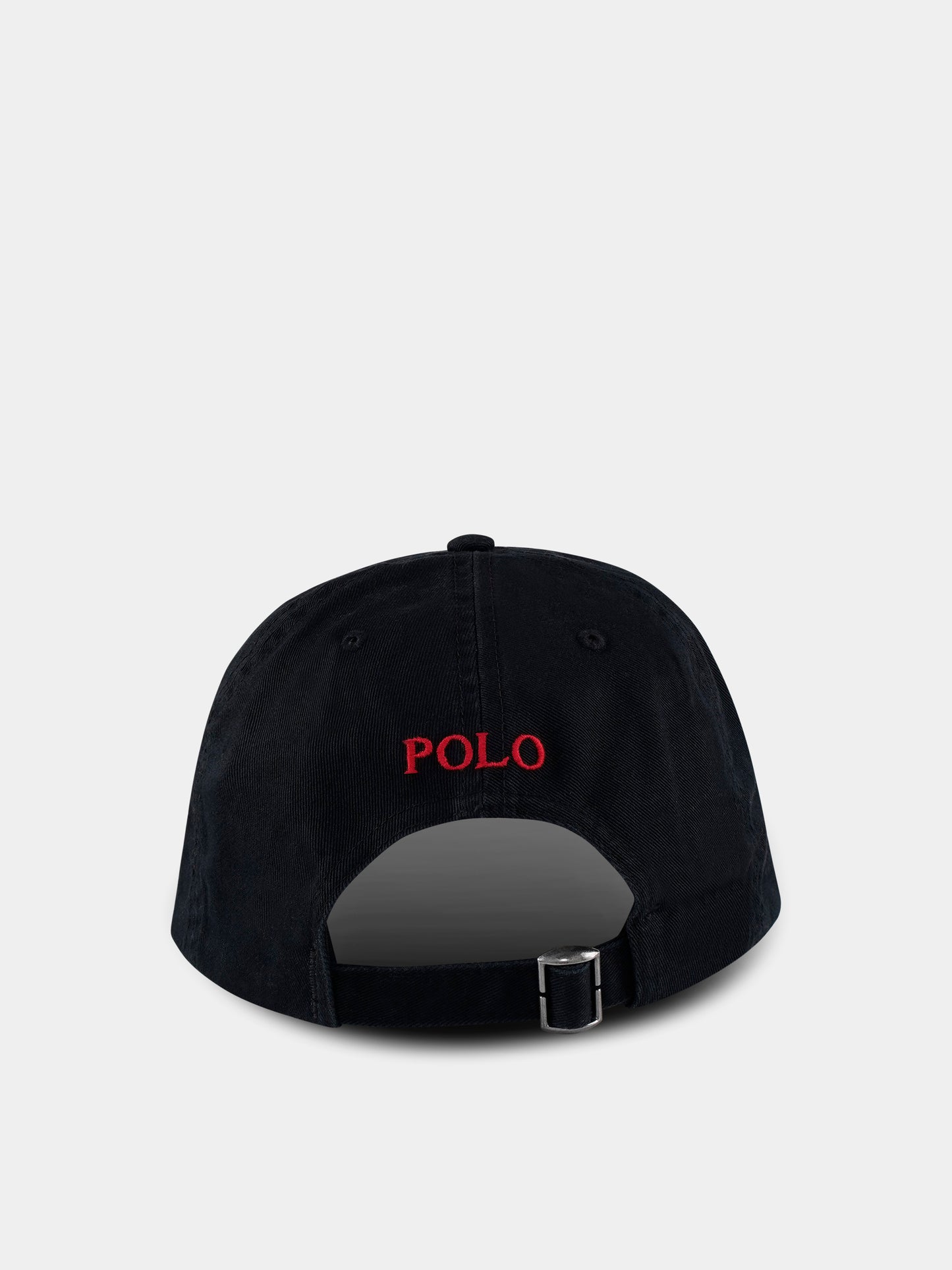 Chapeau noir pour enfants avec cheval