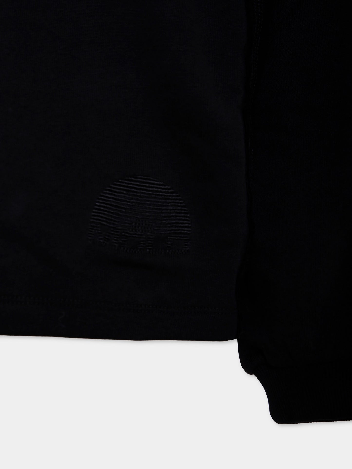 Felpa Madison nera per bambini con logo,Molo,2W25J307 0099