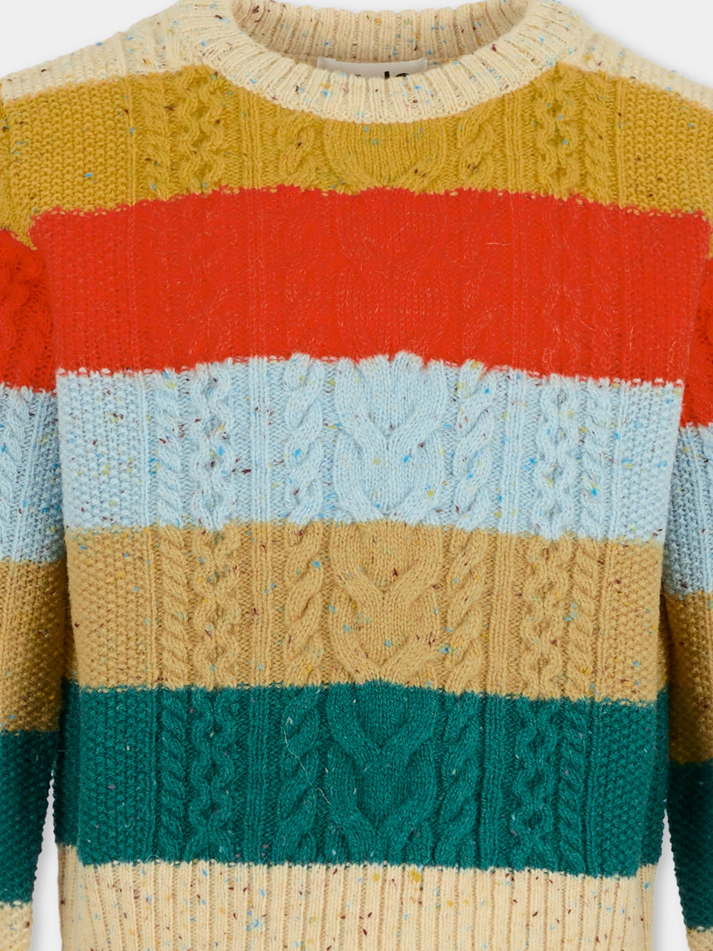 Maglione Gerdis multicolor per bambian con patch,Molo,2W25K202 9393