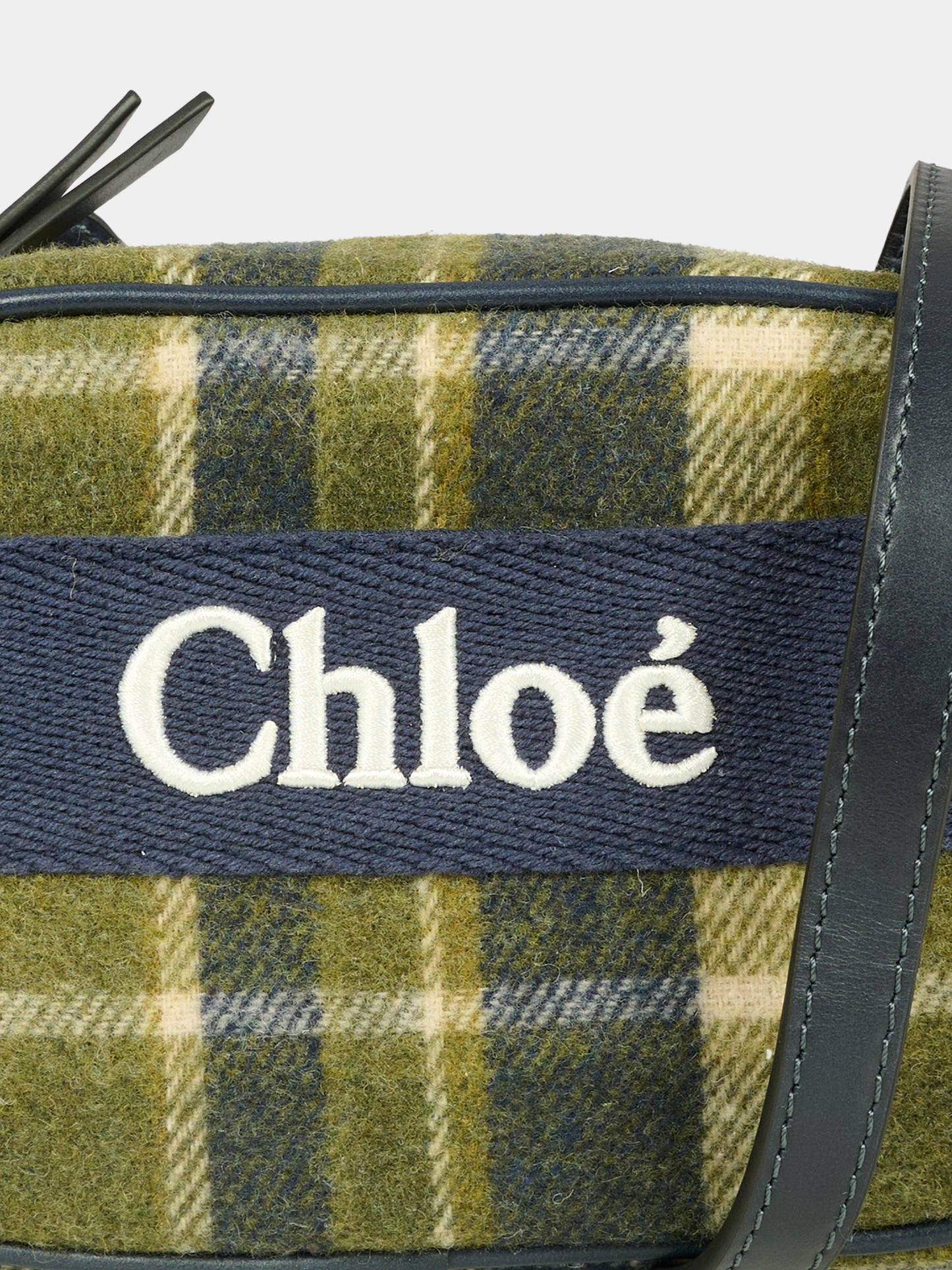 Borsa verde per bambina con logo,Chloé Kids,C20683 Z67