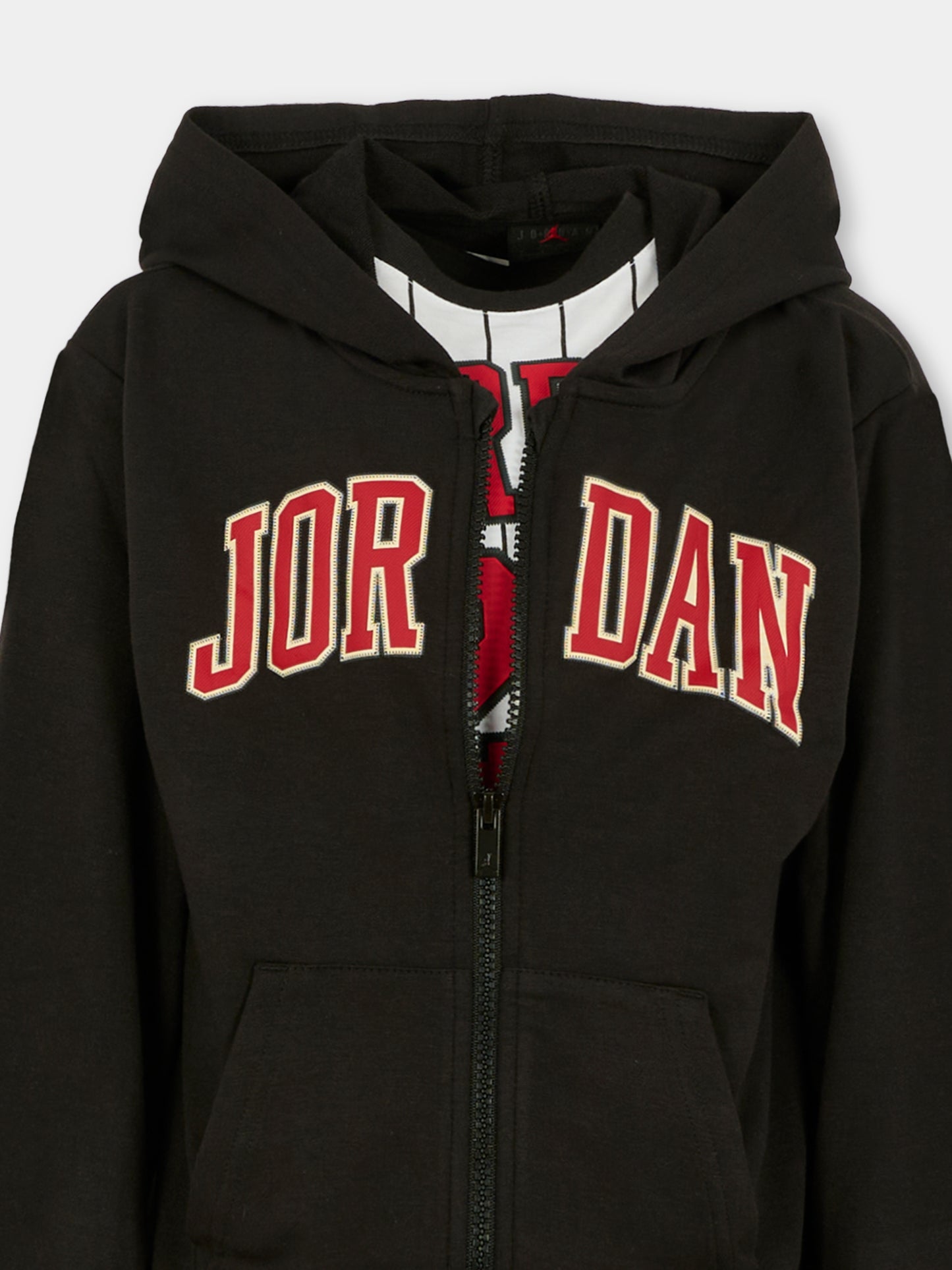 Completo nero per bambino con logo e jumpman,Jordan,85F275 023