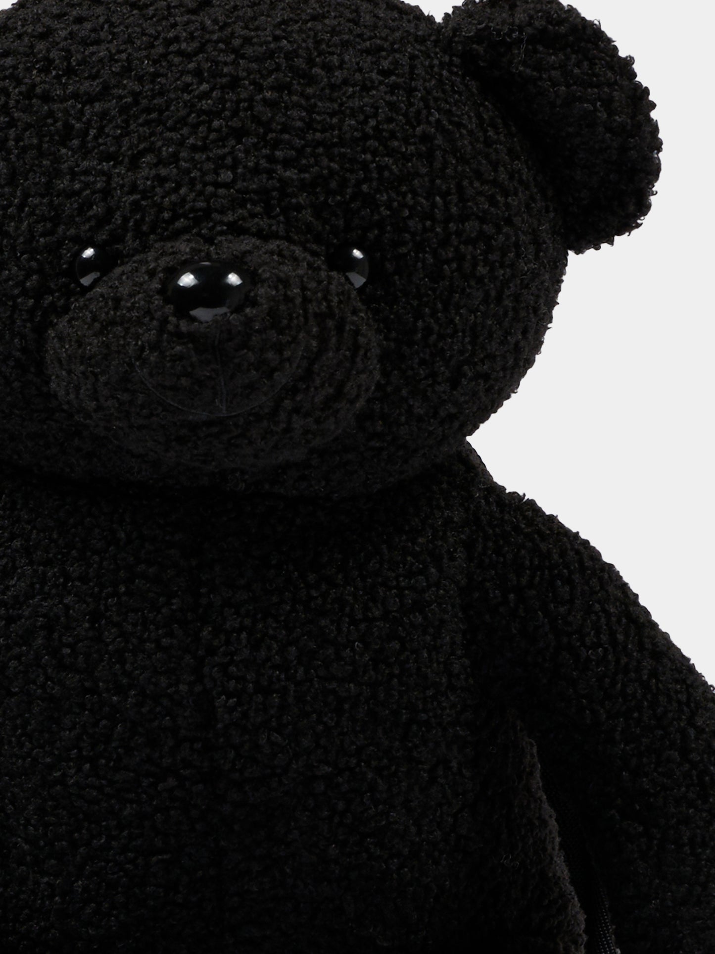 Zaino nero per bambini con orsetto,Palm Angels,PBNB001C99FAB0011003