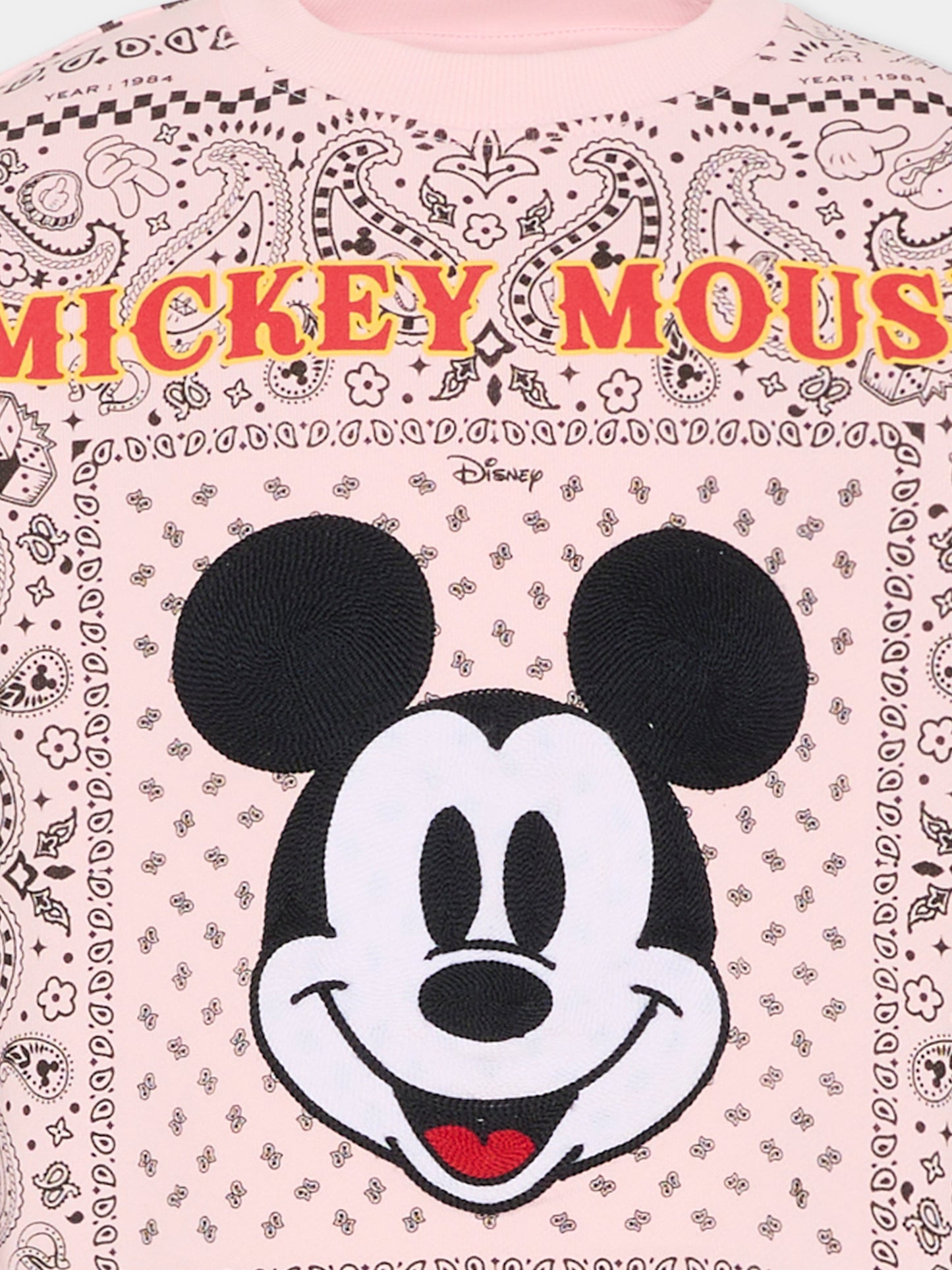 Felpa rosa per bambina con Topolino,Marc Jacobs,W60575 475