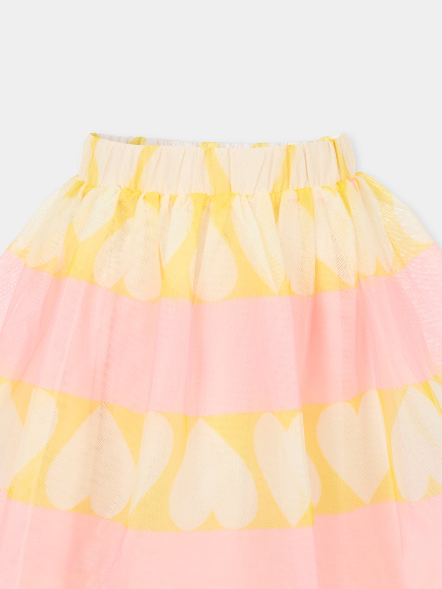 Gonna rosa per bambina con cuori,Billieblush,U21316 408