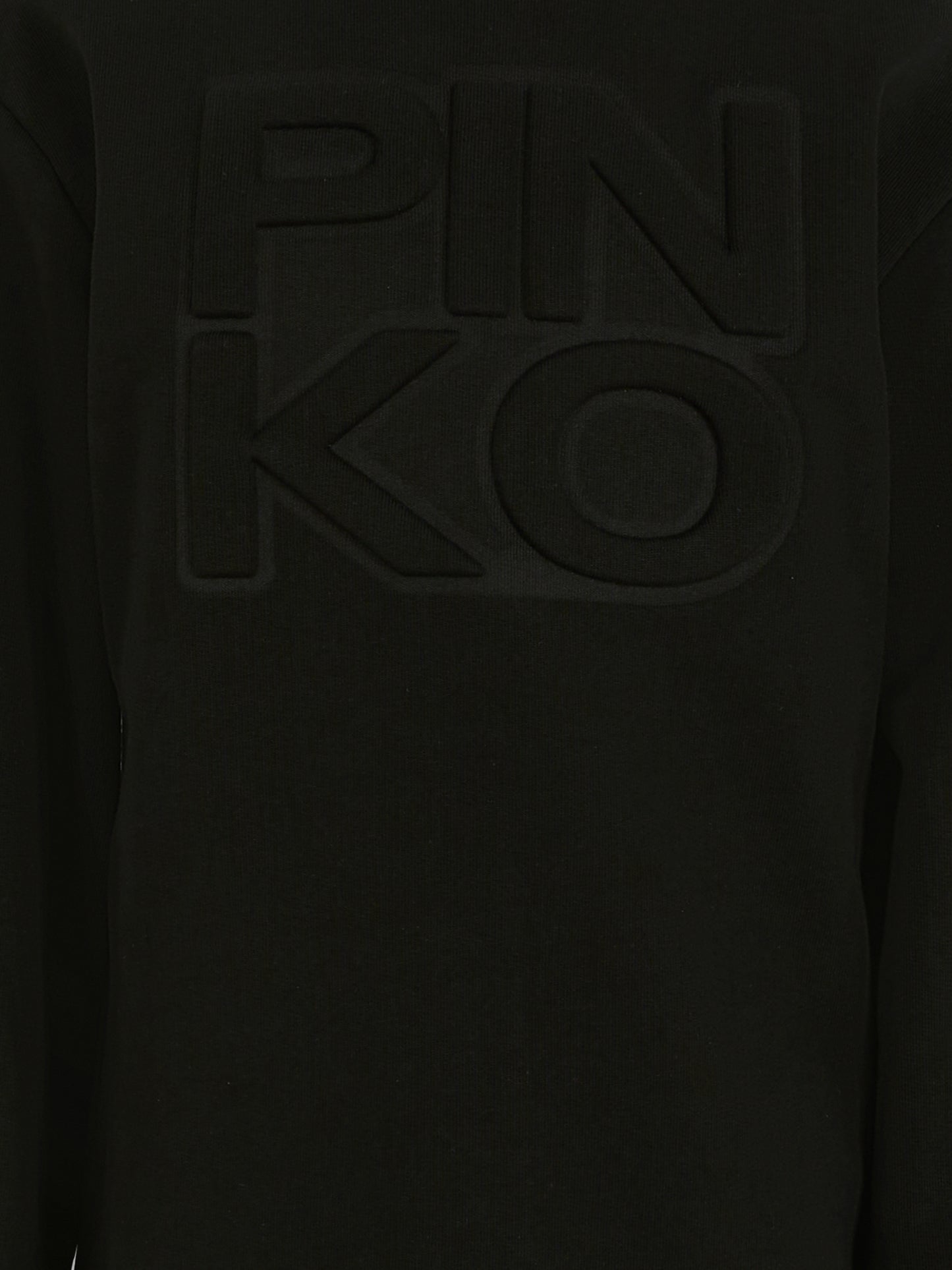 Robe noire pour fille avec logo