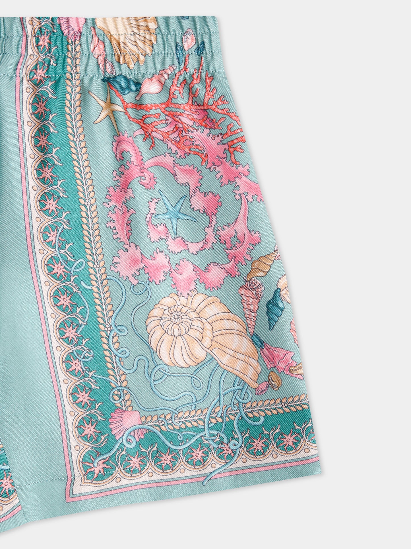 Shorts La Vacanza multicolor per neonati,Versace,1018699 1A15237 5GA30