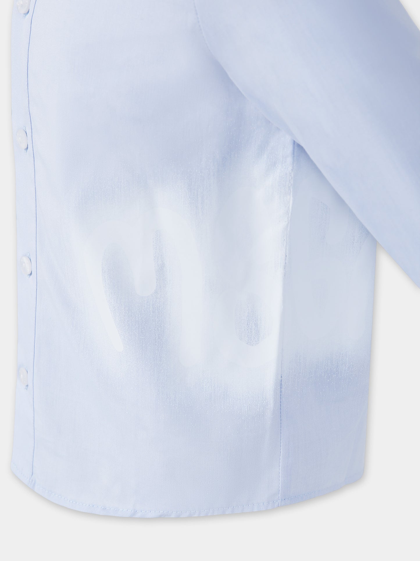 Chemise bleu clair pour garçon avec logo