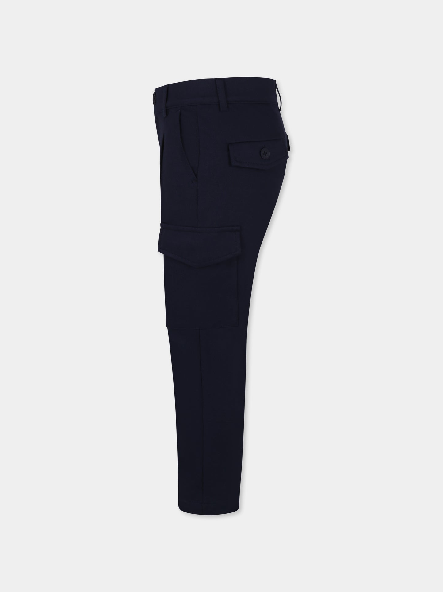 Pantaloni blu per bambino con logo,Boss,J50675 849