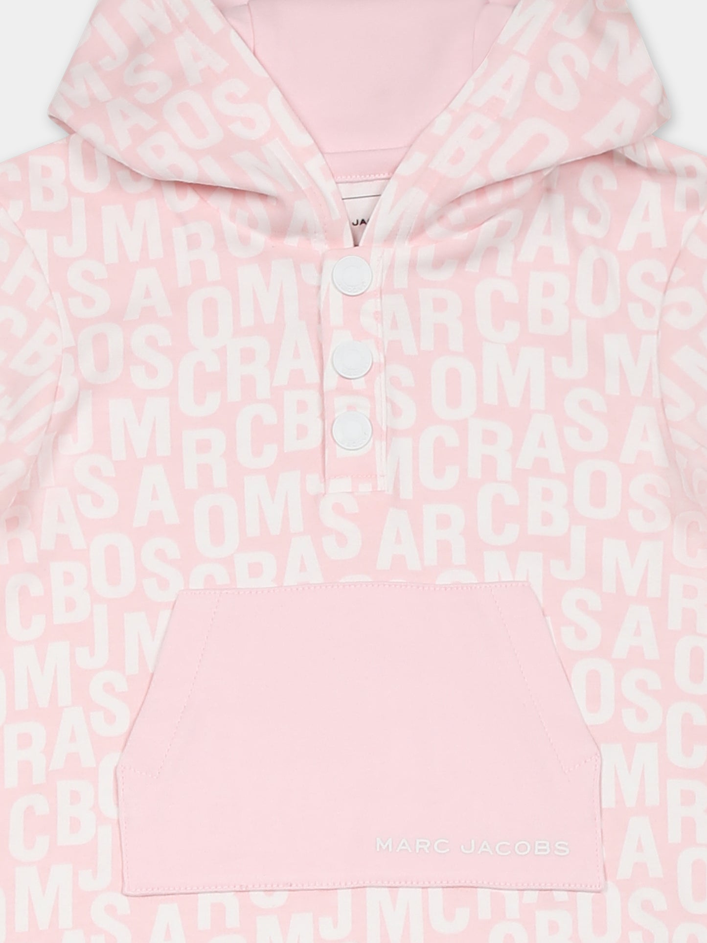 Ensemble rose pour bébé fille avec logo