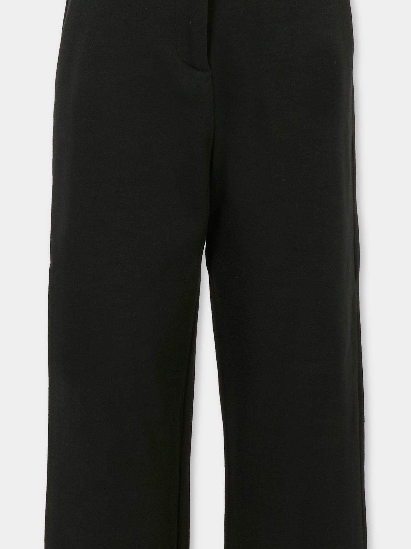 Pantaloni neri per bambina con cuore,Simonetta,SX6A40 F0198 930