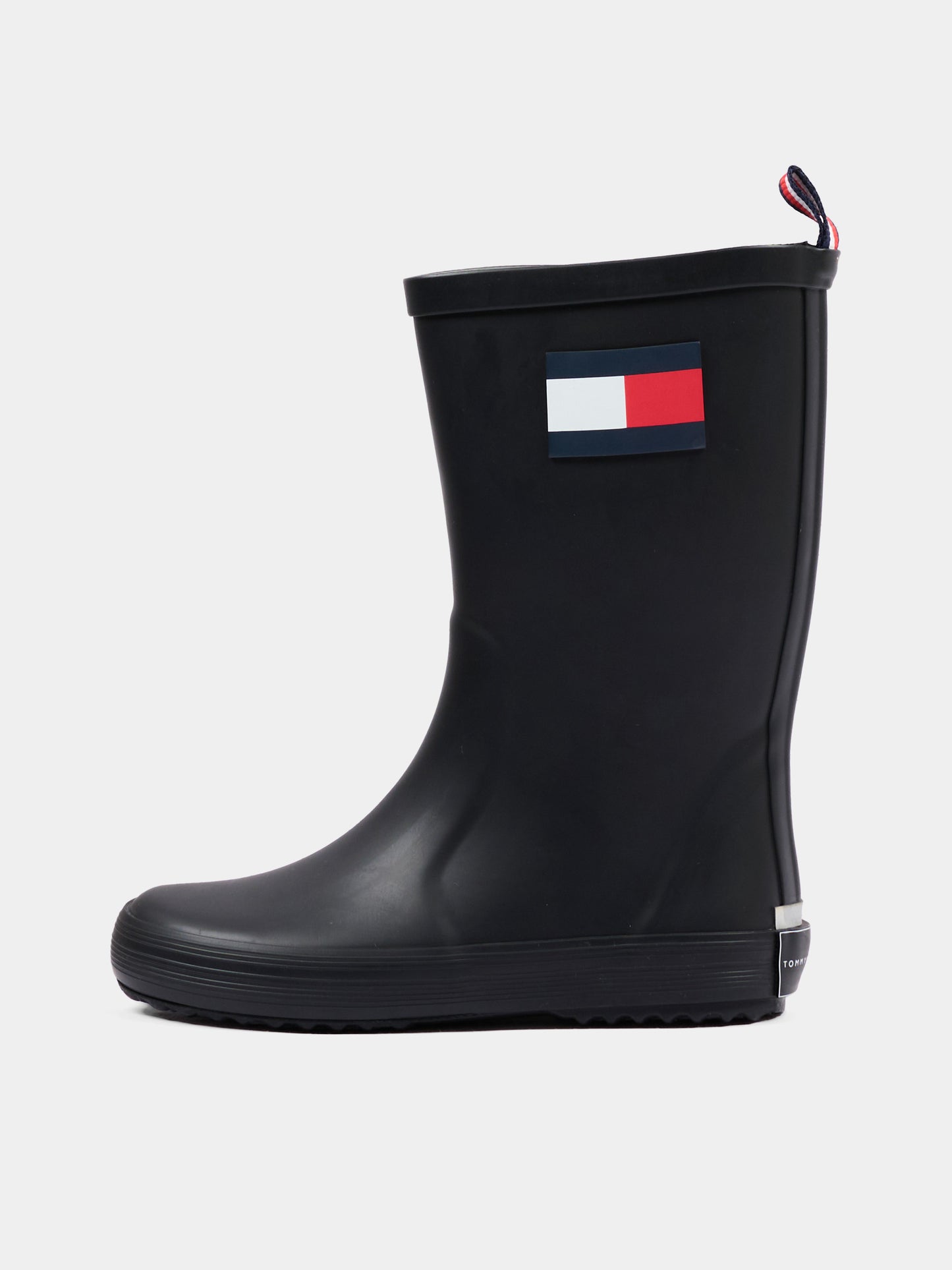 Bottes de pluie noires pour enfants avec logo