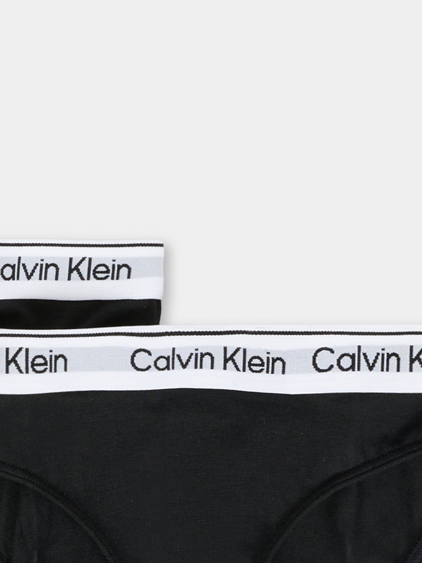 Set slip neri per bambina con logo,Calvin Klein Kids,G80G800726 0SA