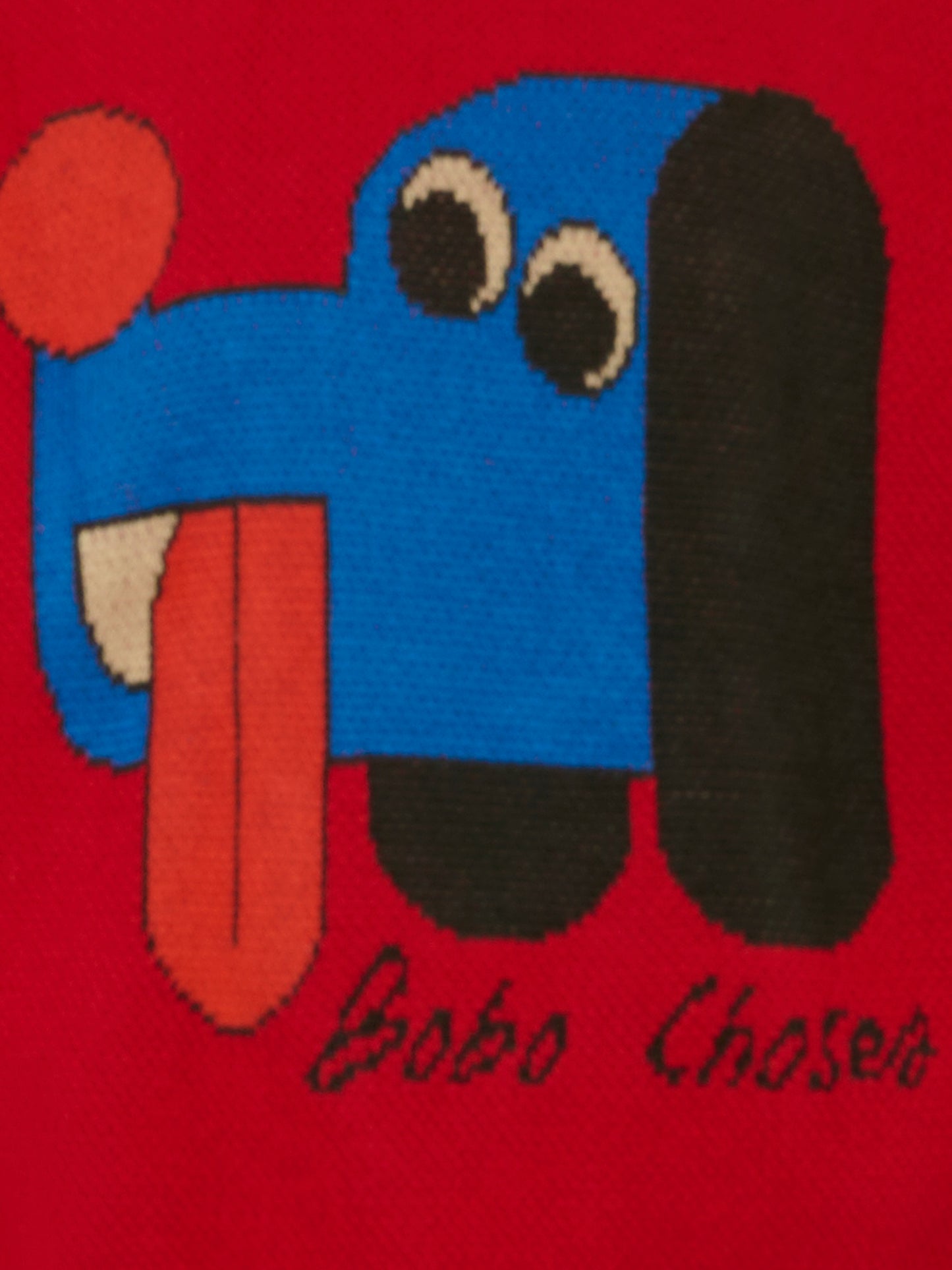 Maglione rosso per bambino con cane,Bobo Choses,B225AC111