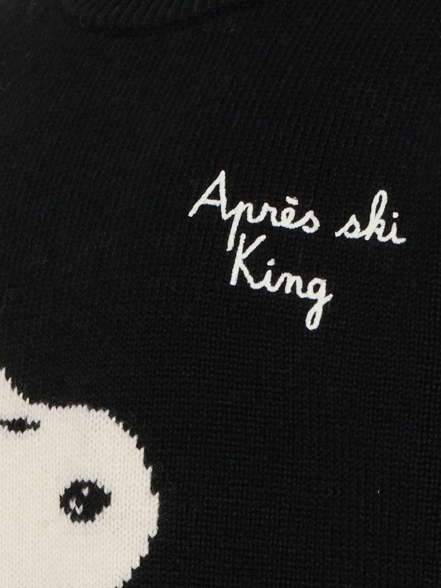 Maglione nero per bambino con Snoopy,Mc2 Saint Barth,DOU0001 - 00326I