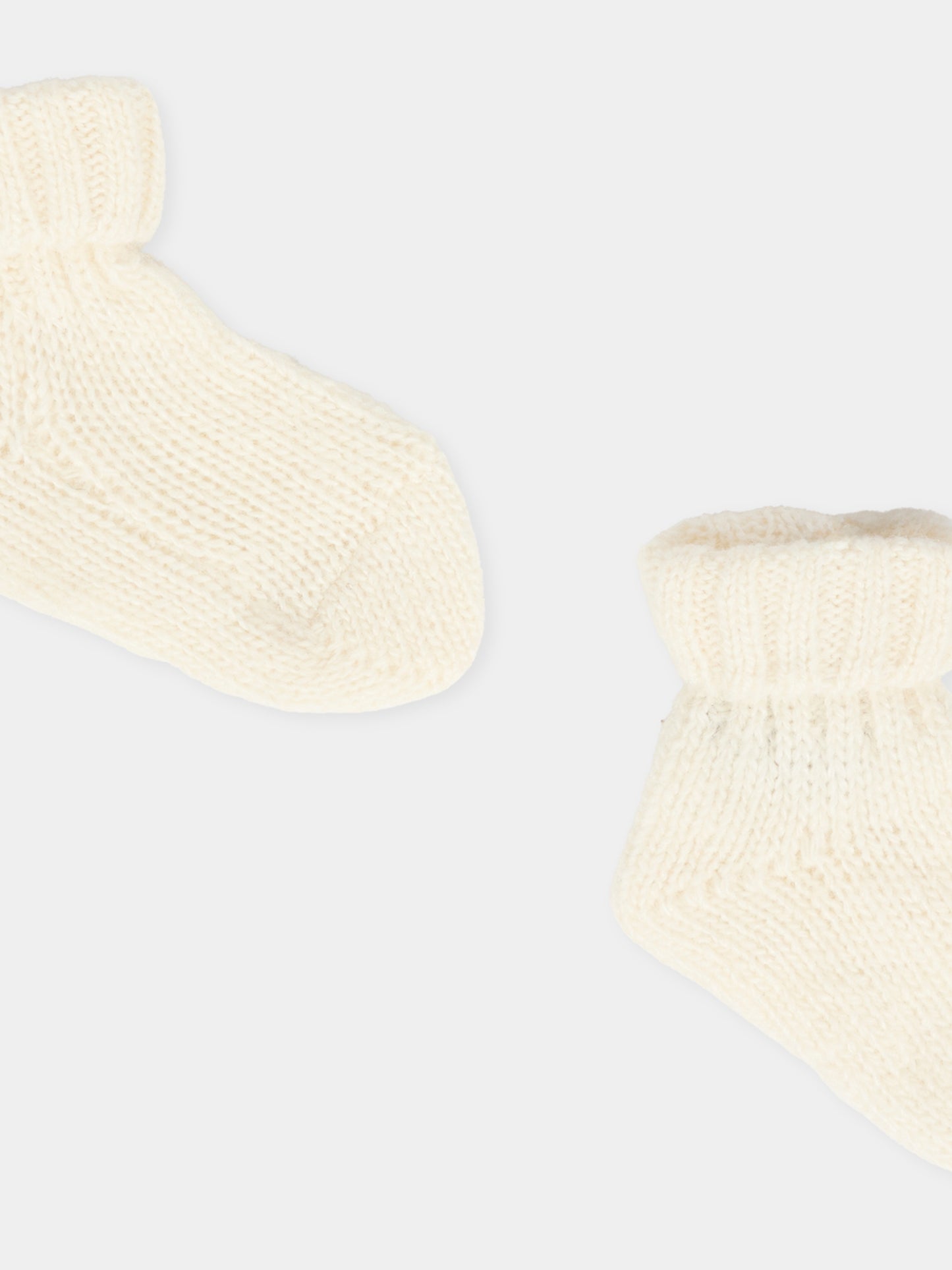 Calzini avorio per neonati,J.o. Milano,569Z2 PANNA