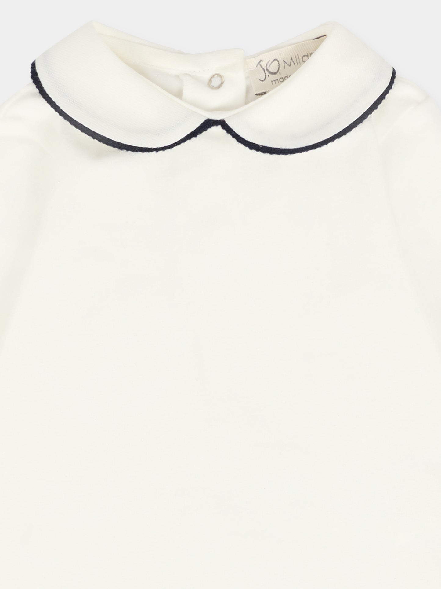 Body bianco per neonato,J.o. Milano,561Z1 PANNA/BLU