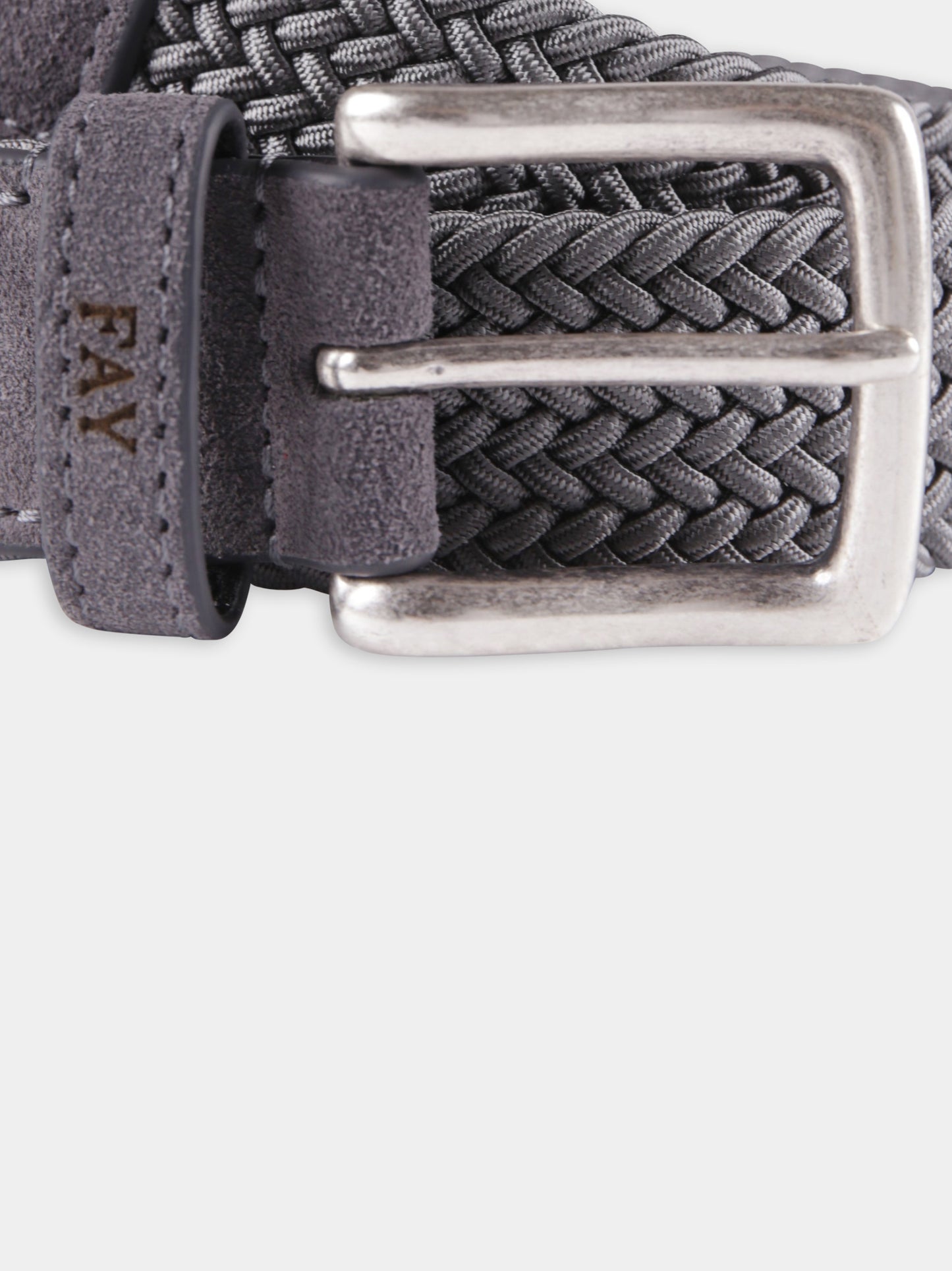 Ceinture gris pour garçon avec logo