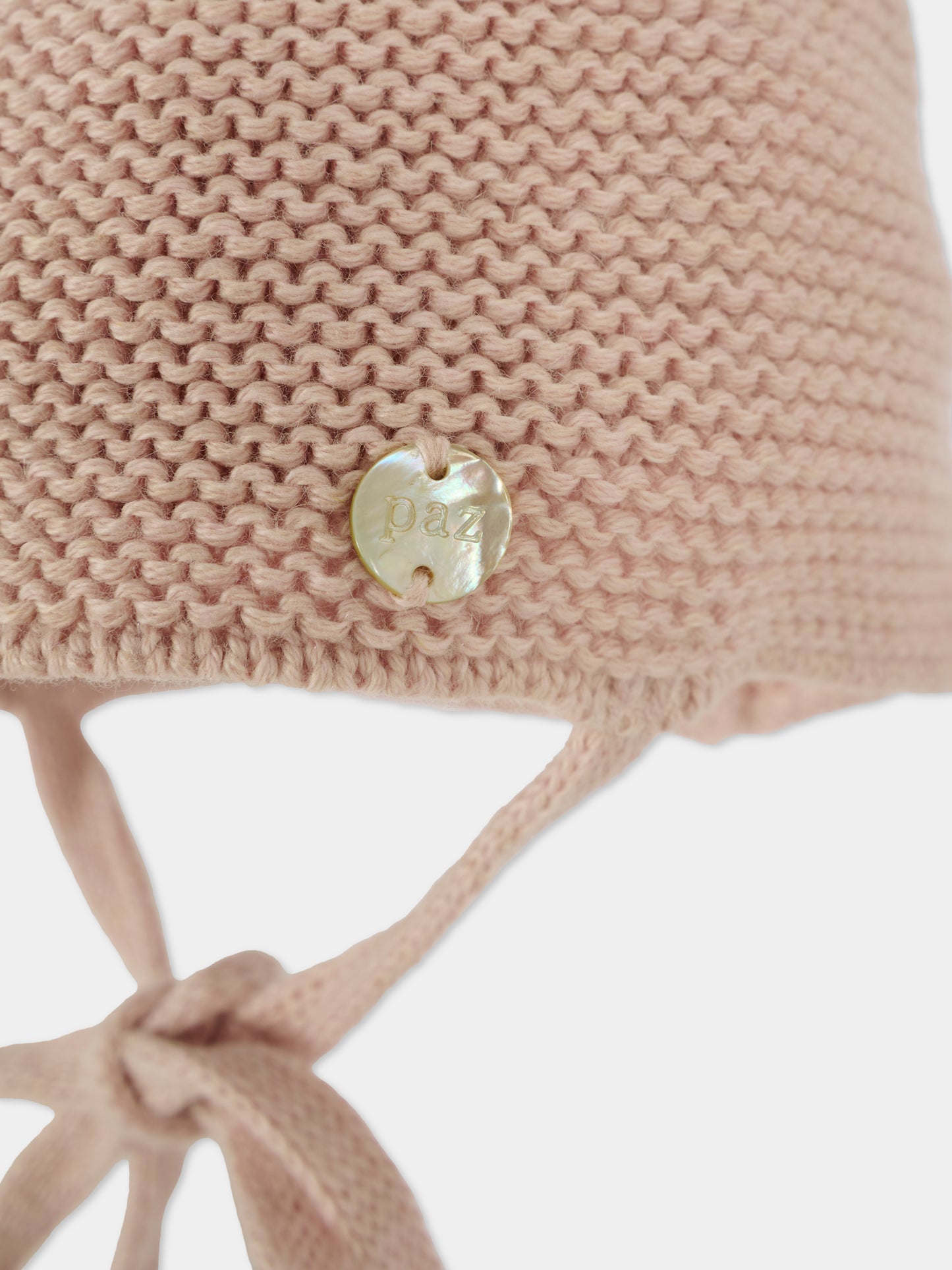Berretto rosa per neonata con pompon,Paz Rodríguez,040 121187 32 H94