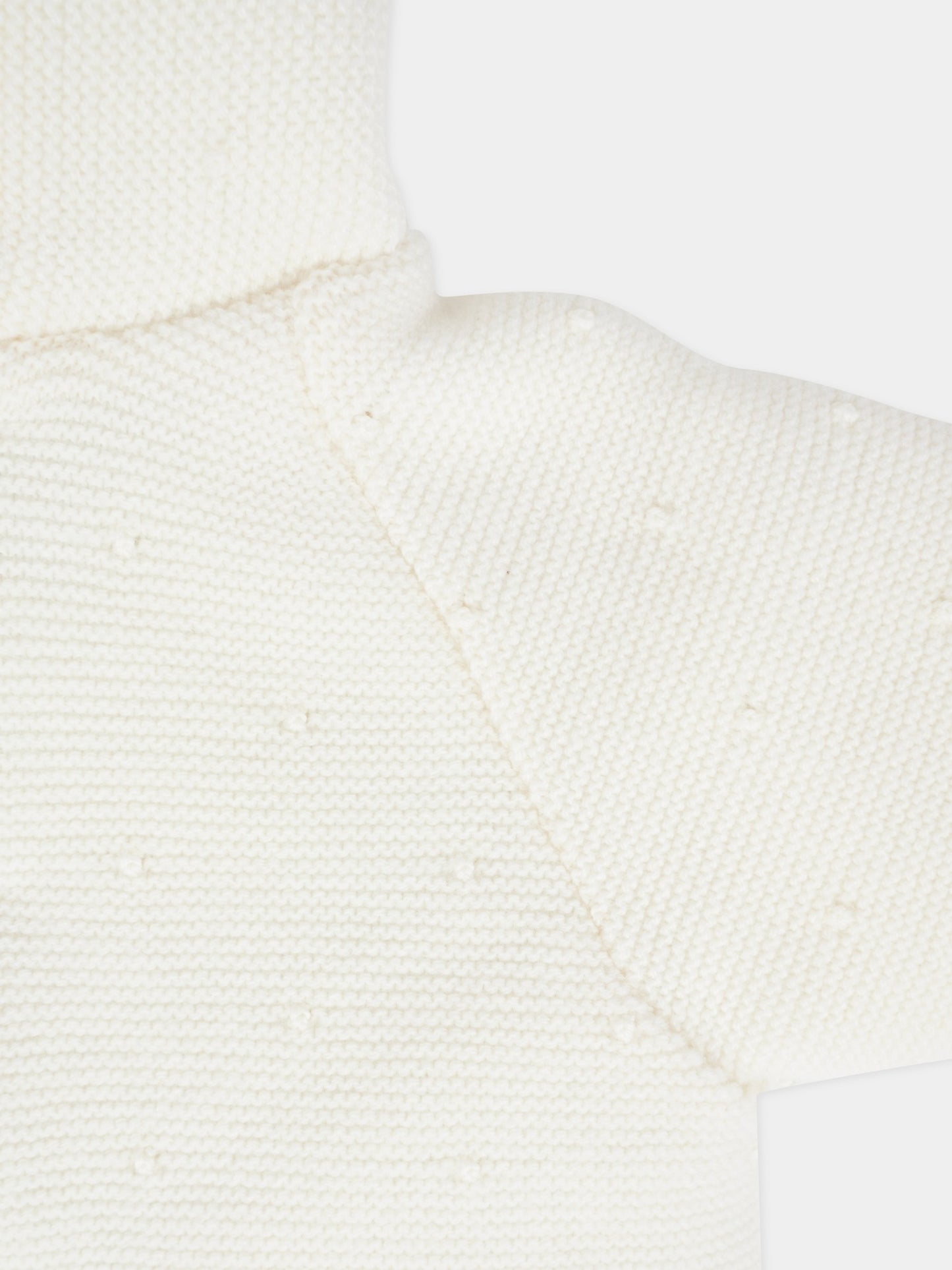 Cappotto avorio per neonato con pois,Paz Rodríguez,012 112901 60 H56