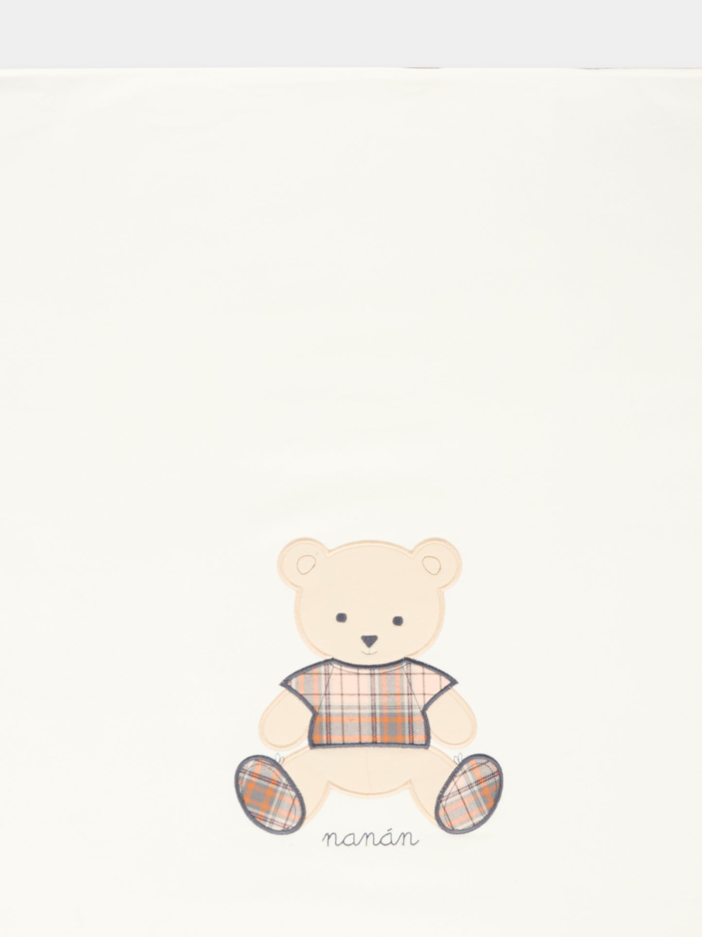 Coperta avorio per neonato con orsetto,Nanán,I25149B