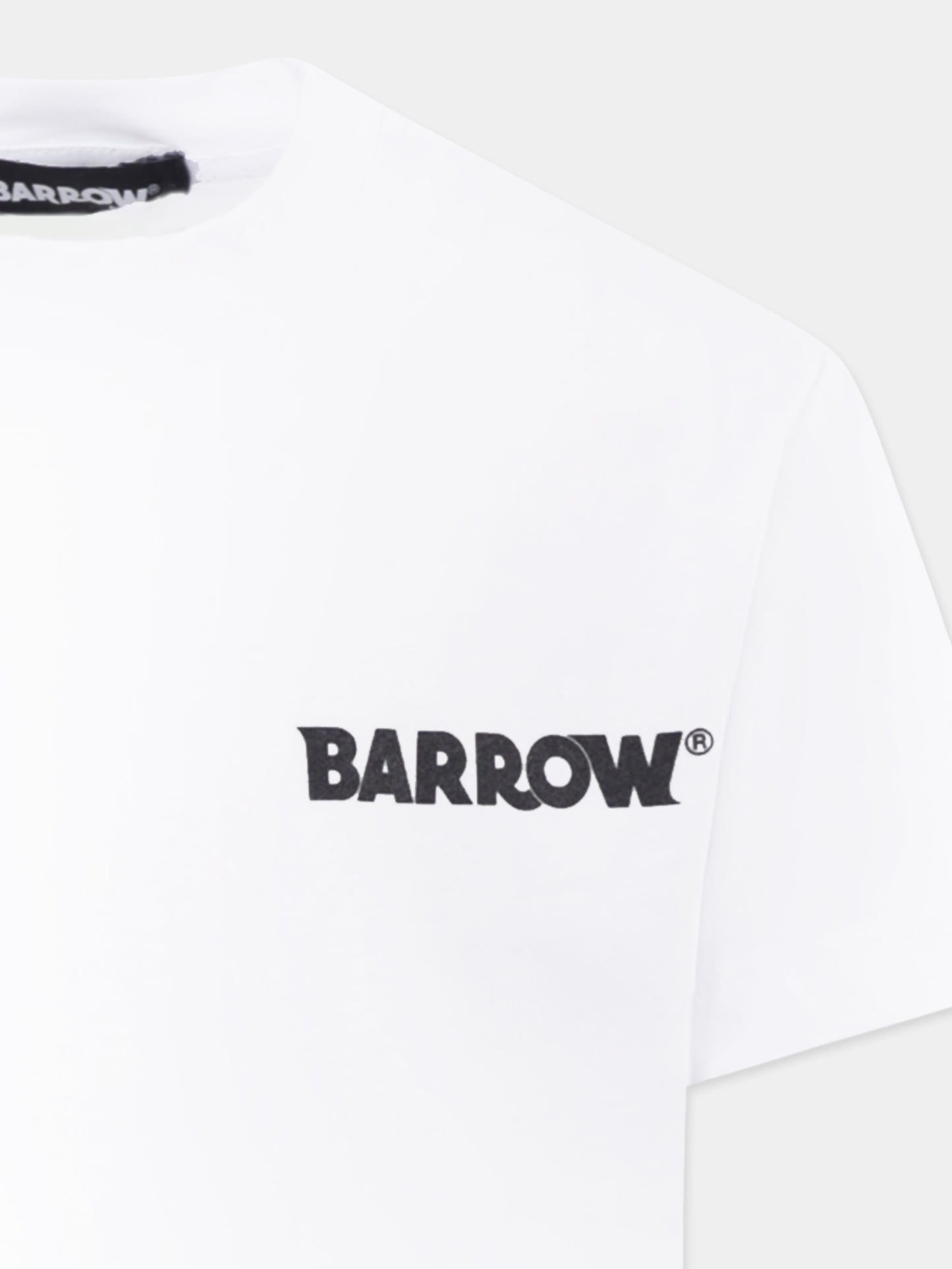 T-shirt blanc pour enfants avec smiley