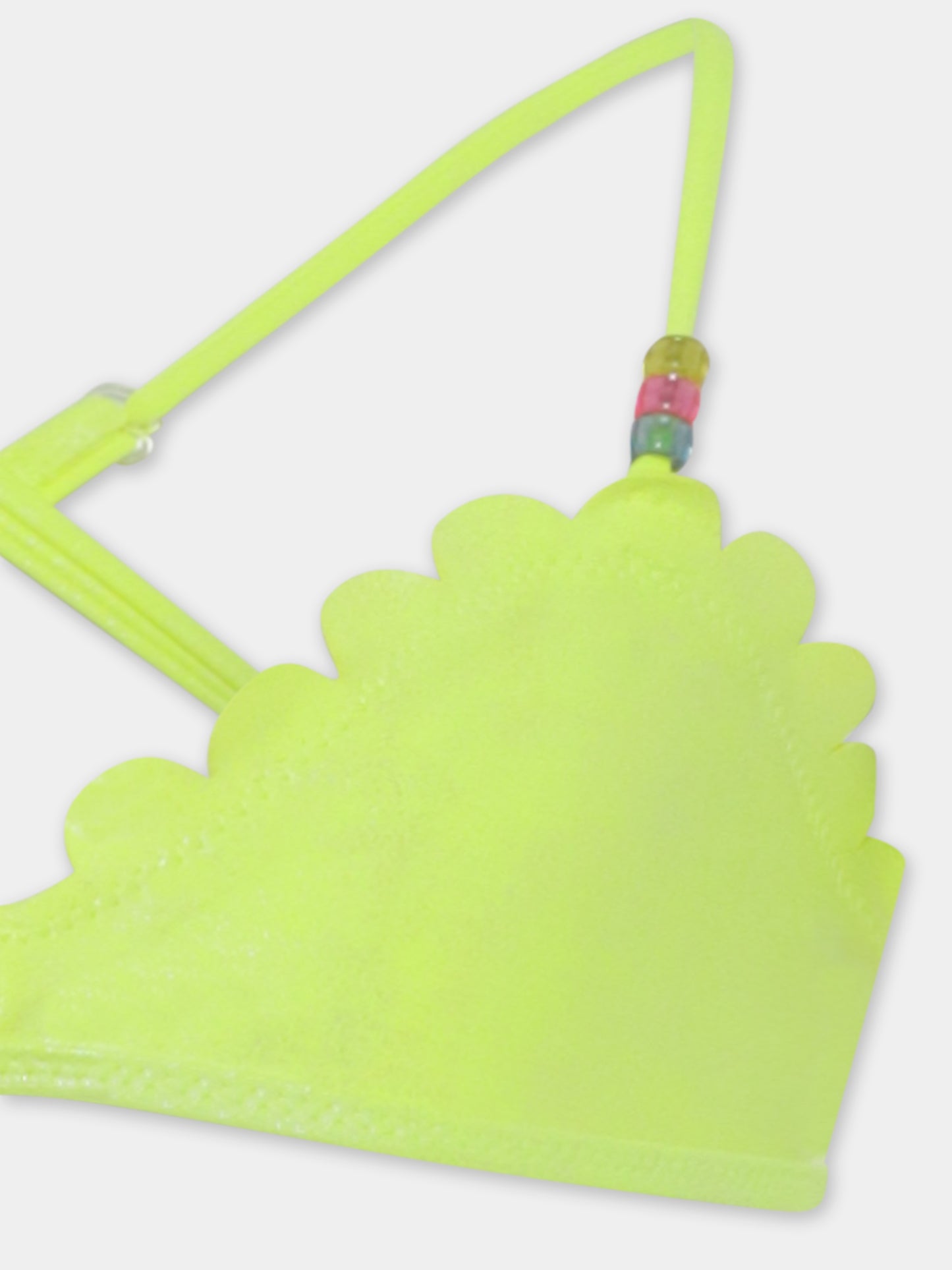 Bikini giallo per bambina con perline,Billieblush,U20004 599