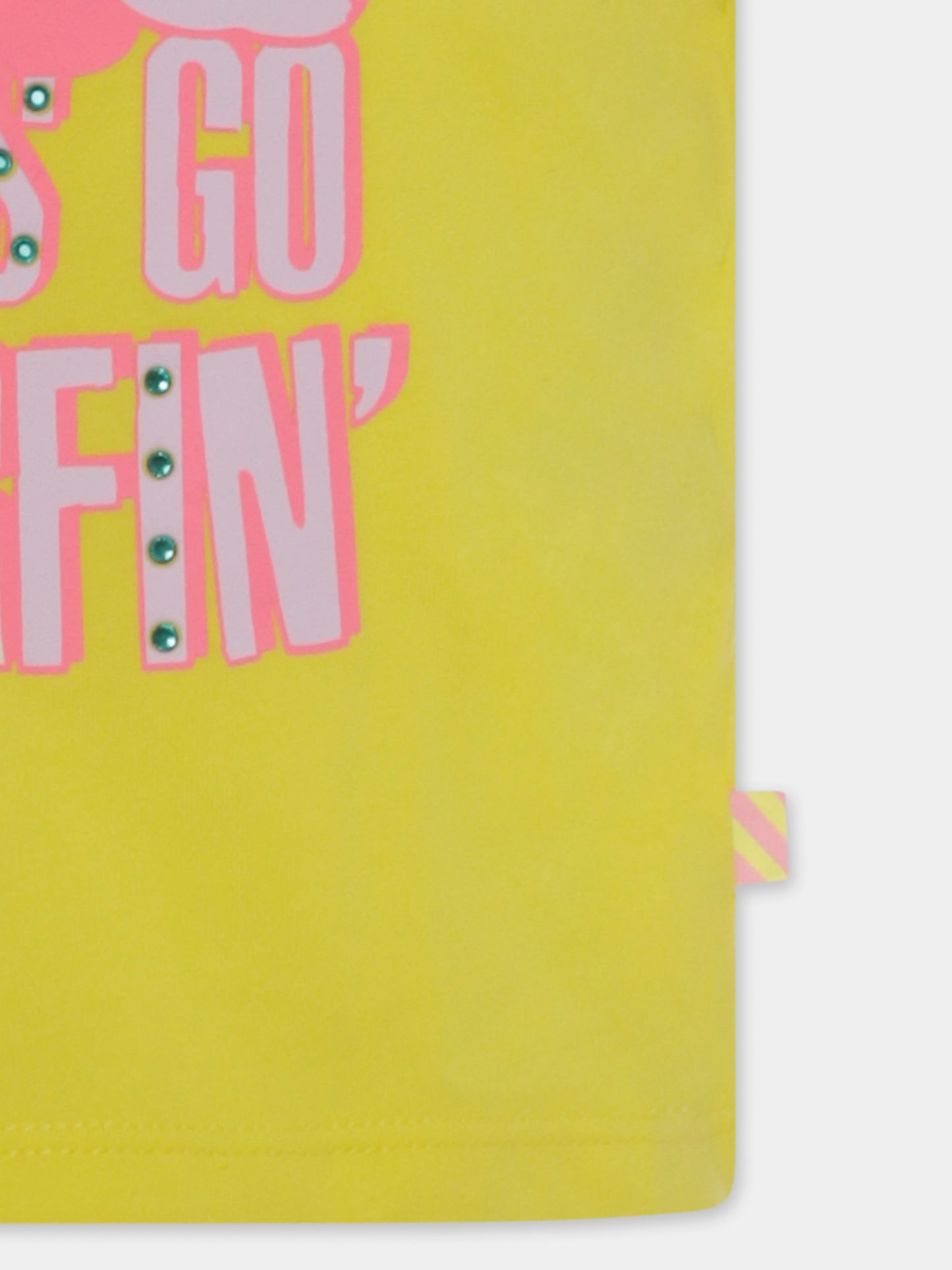 Canotta gialla per bambina con Minnie,Billieblush,U20565 535