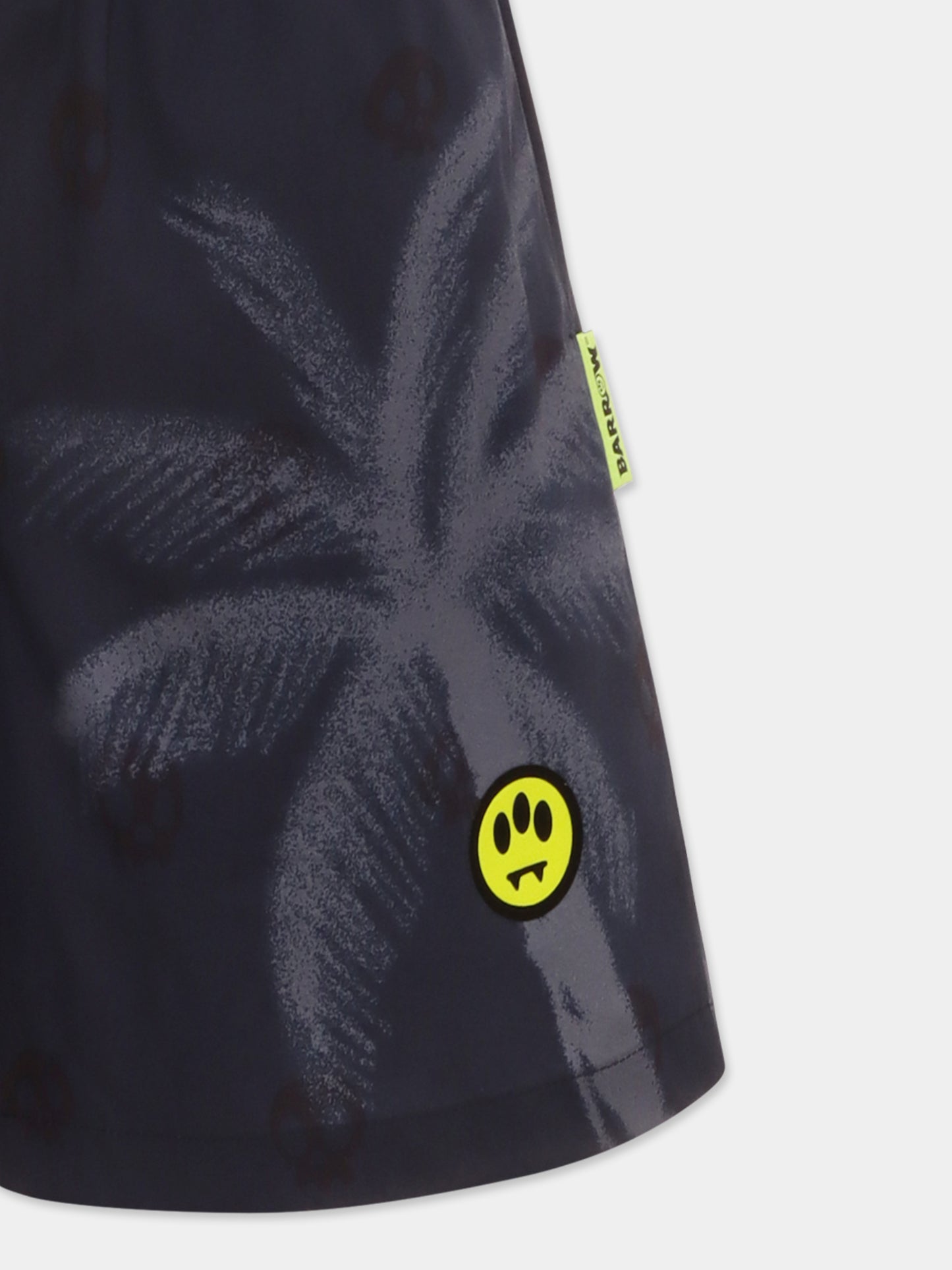 Short bleu pour enfants avec smiley