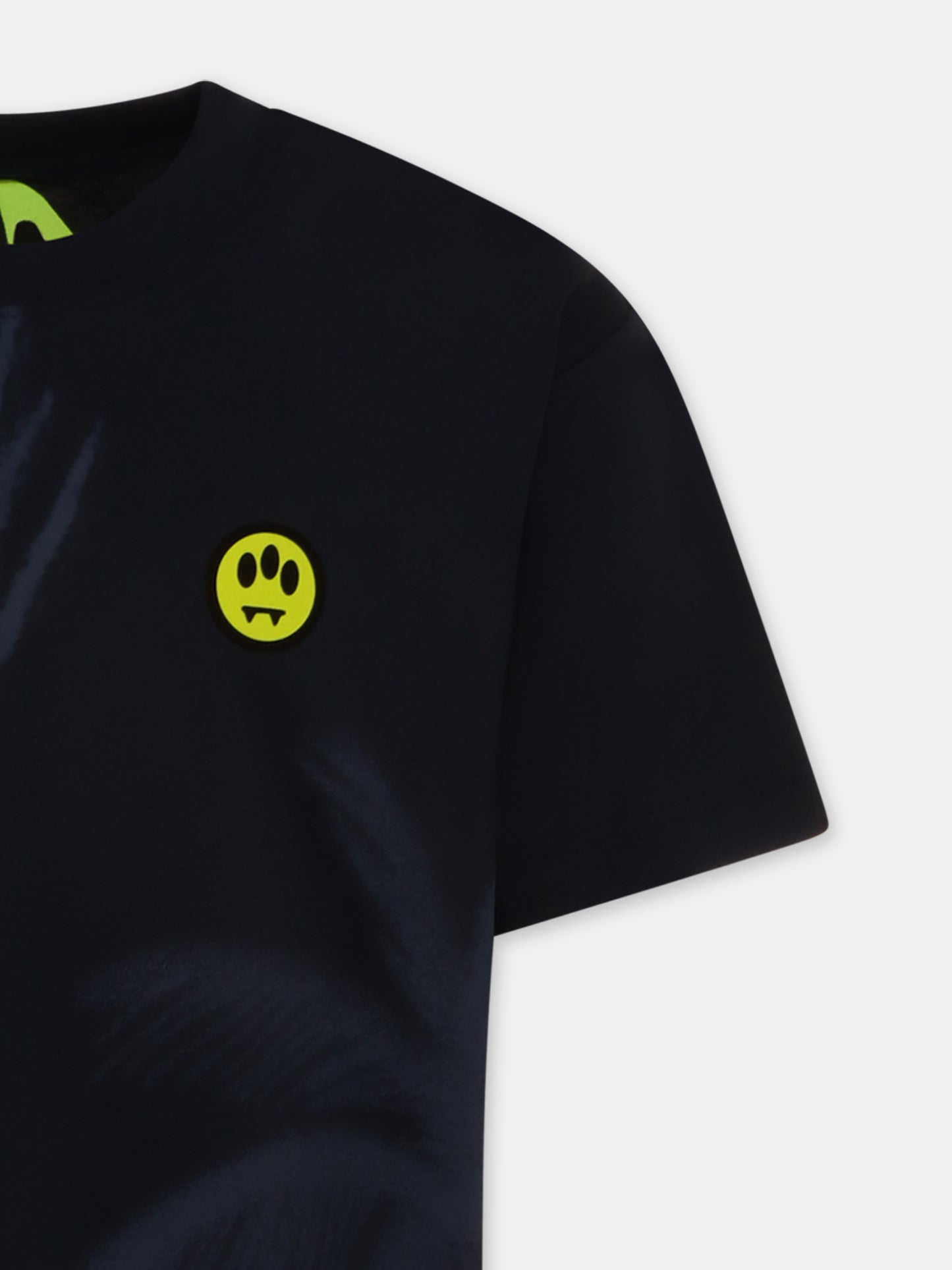 T-shirt bleu pour enfants avec smiley