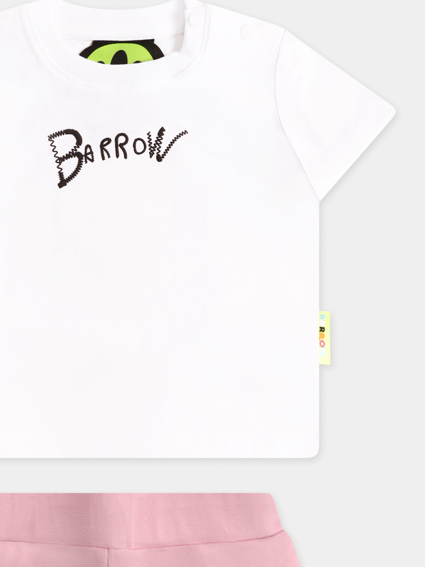 Ensemble multicolore pour bébé fille avec logo