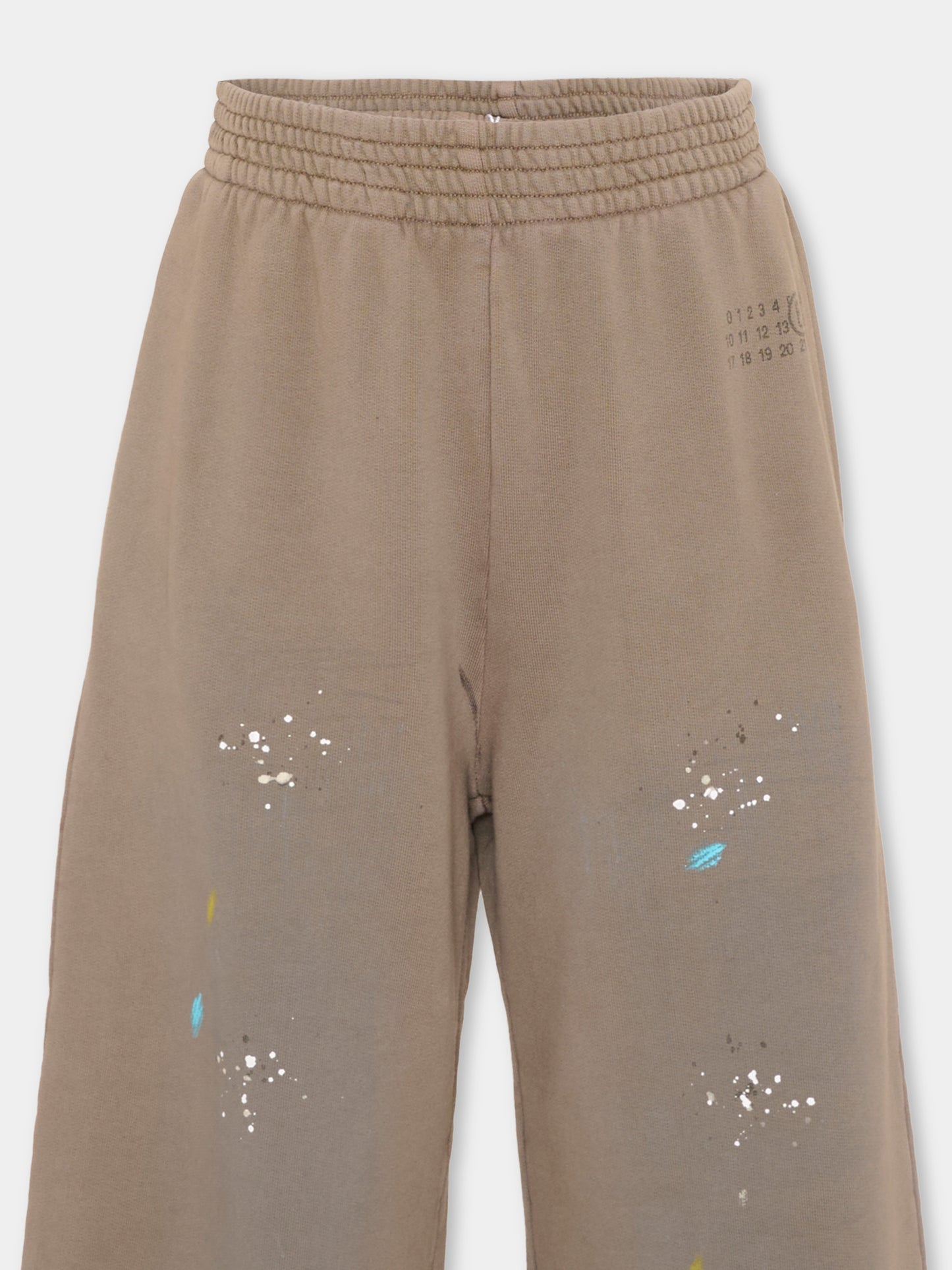 Pantaloni multicolor per bambini con schizzi,Mm6 Maison Margiela,M61015 MM07K M6908