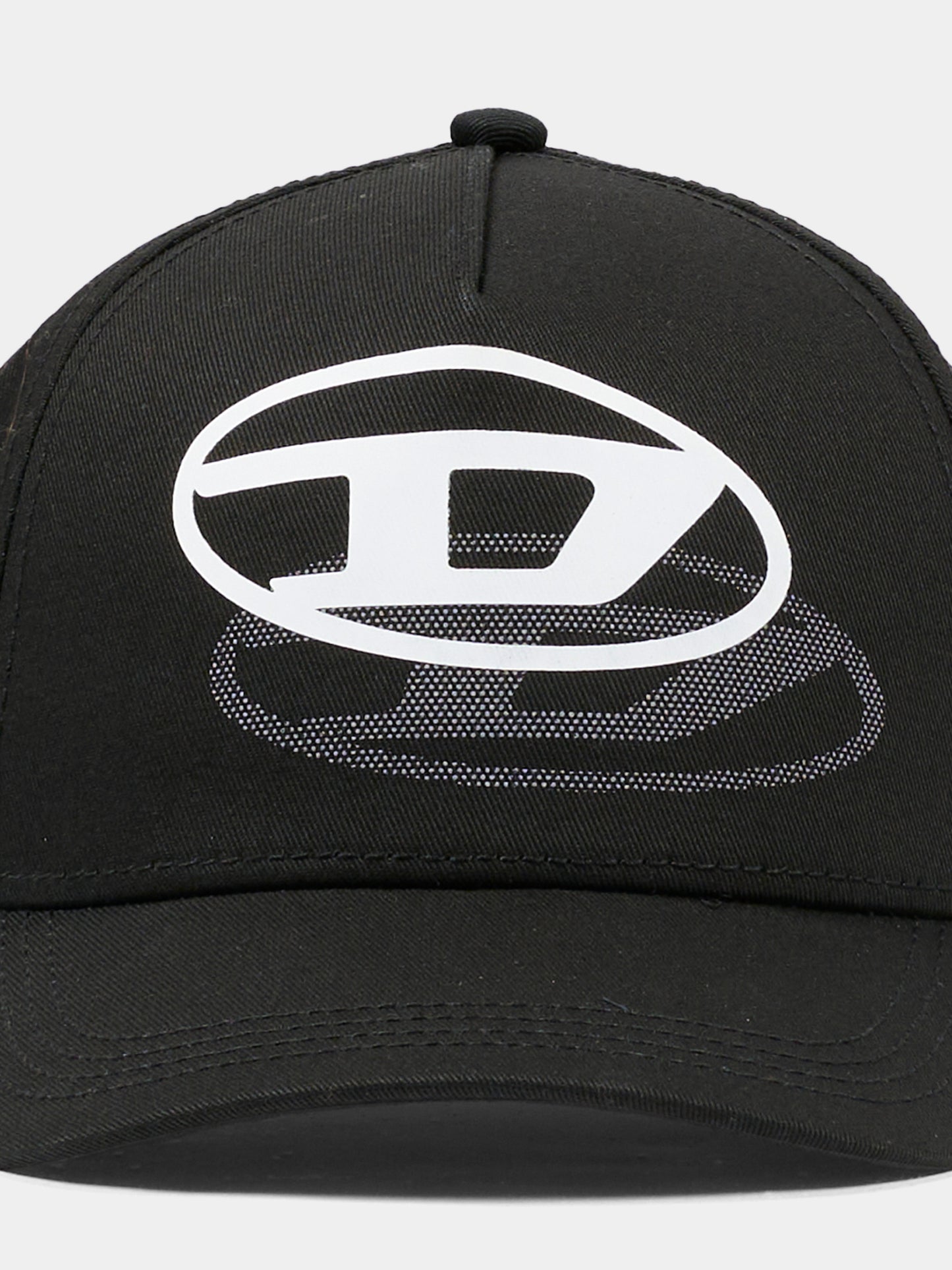 Cappello nero per bambino con logo,Diesel,J02708 KXA77 K900