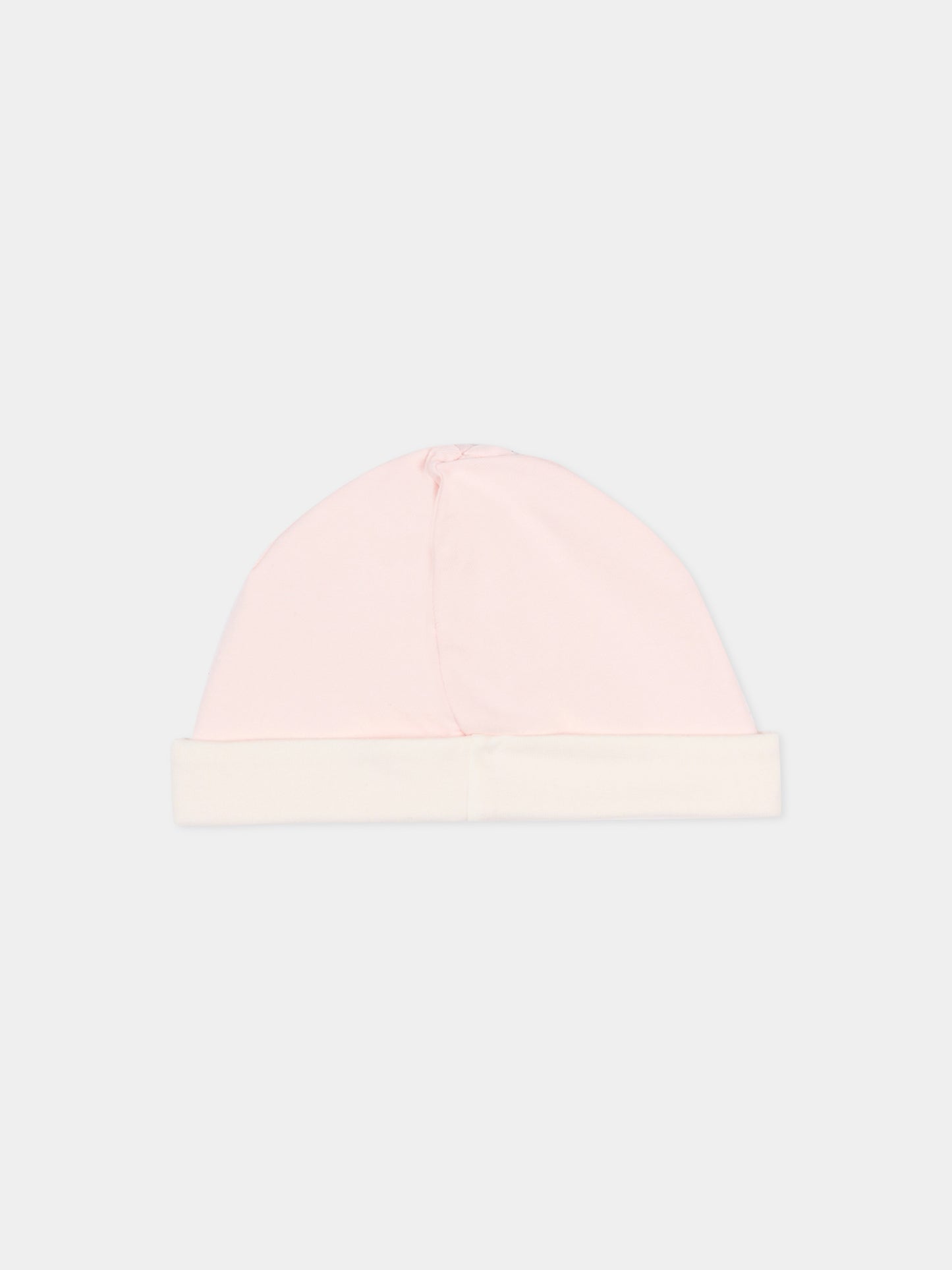 Set tutina rosa per neonata con logo ricamato,Fendi Kids,BUK154 ST8 F0C11