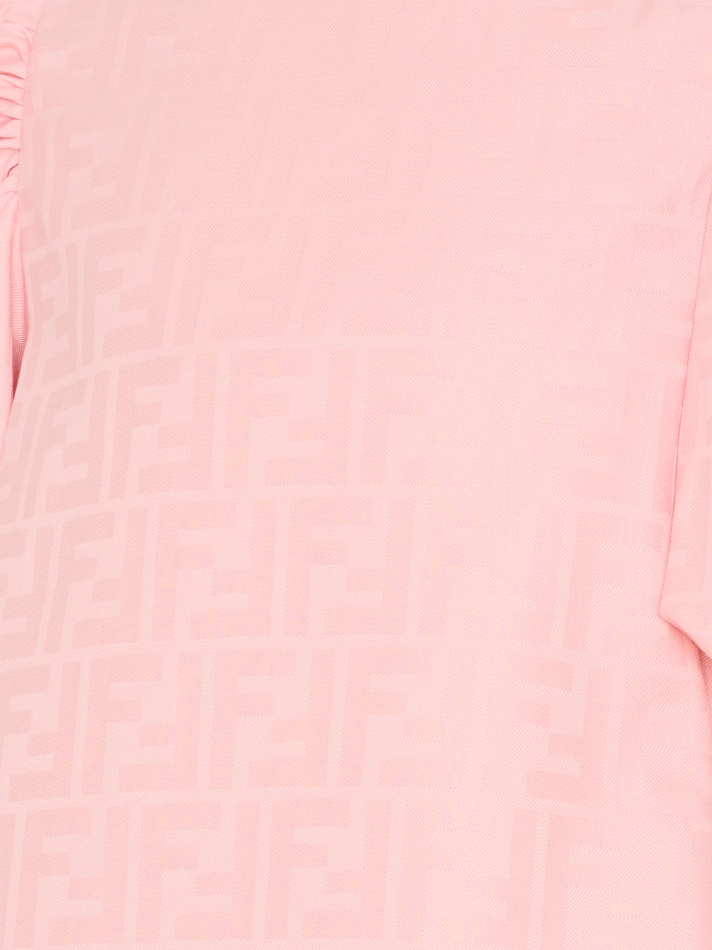 Vestito rosa per bambina con FF,Fendi Kids,JFB851 AS64 F1UL9