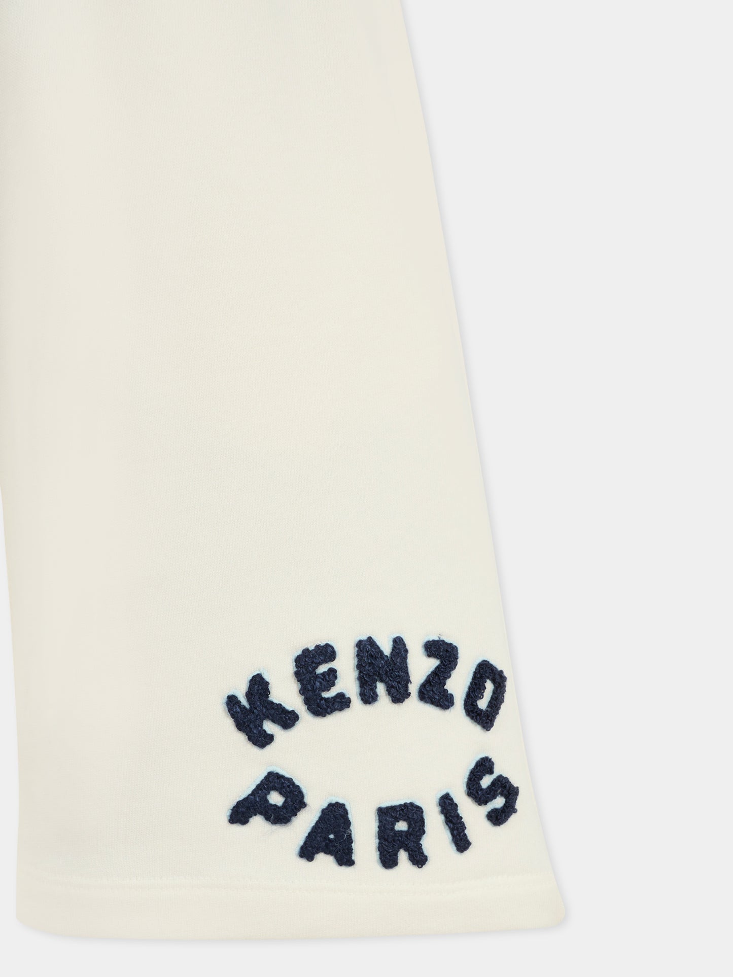 Shorts avorio per bambino con logo,Kenzo Kids,K61181 117
