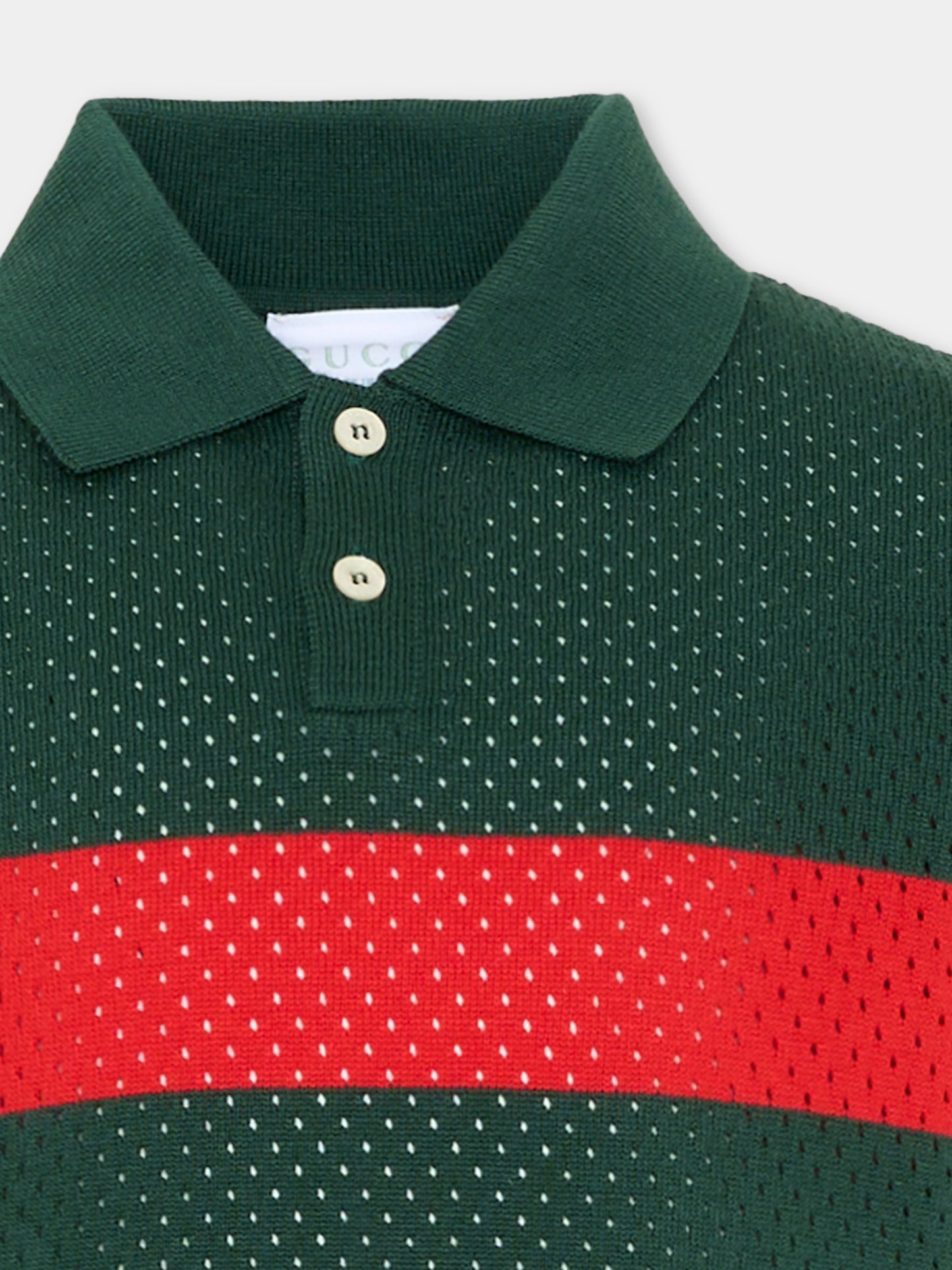 Polo multicolore à rayures pour garçon