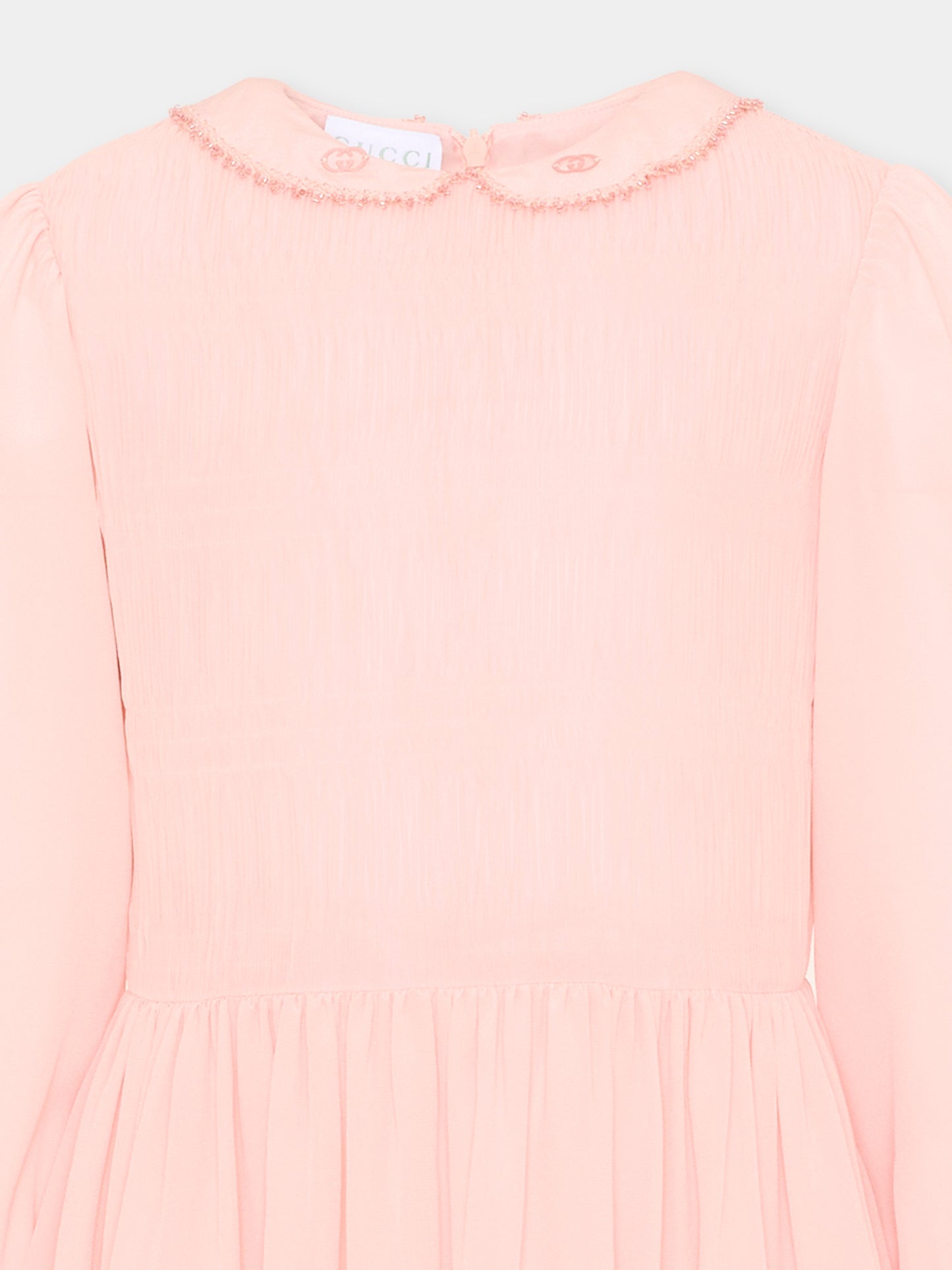 Abito rosa per bambina,Gucci Kids,827818 ZAHDU 5131