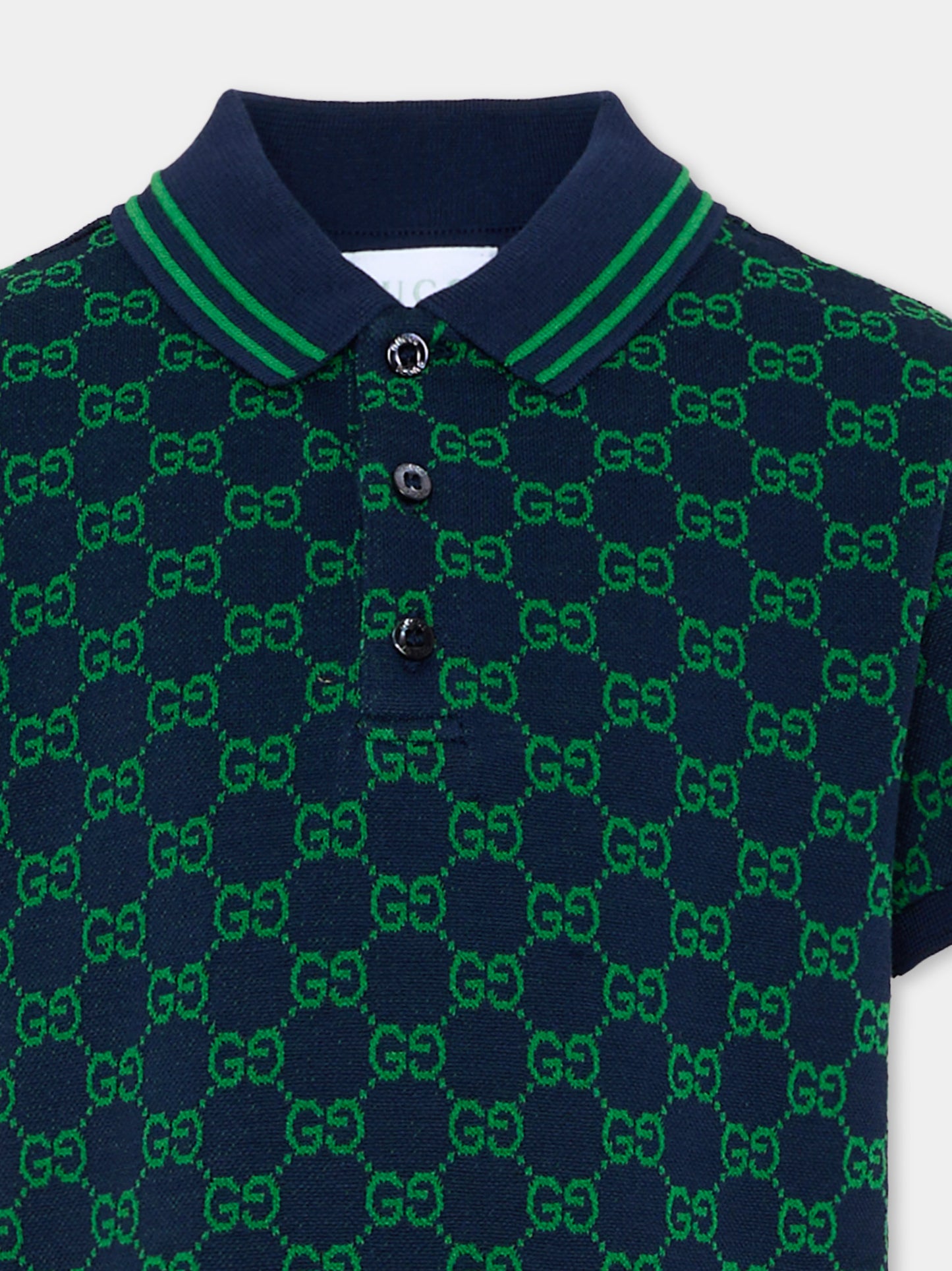 Polo multicolore GG pour enfants